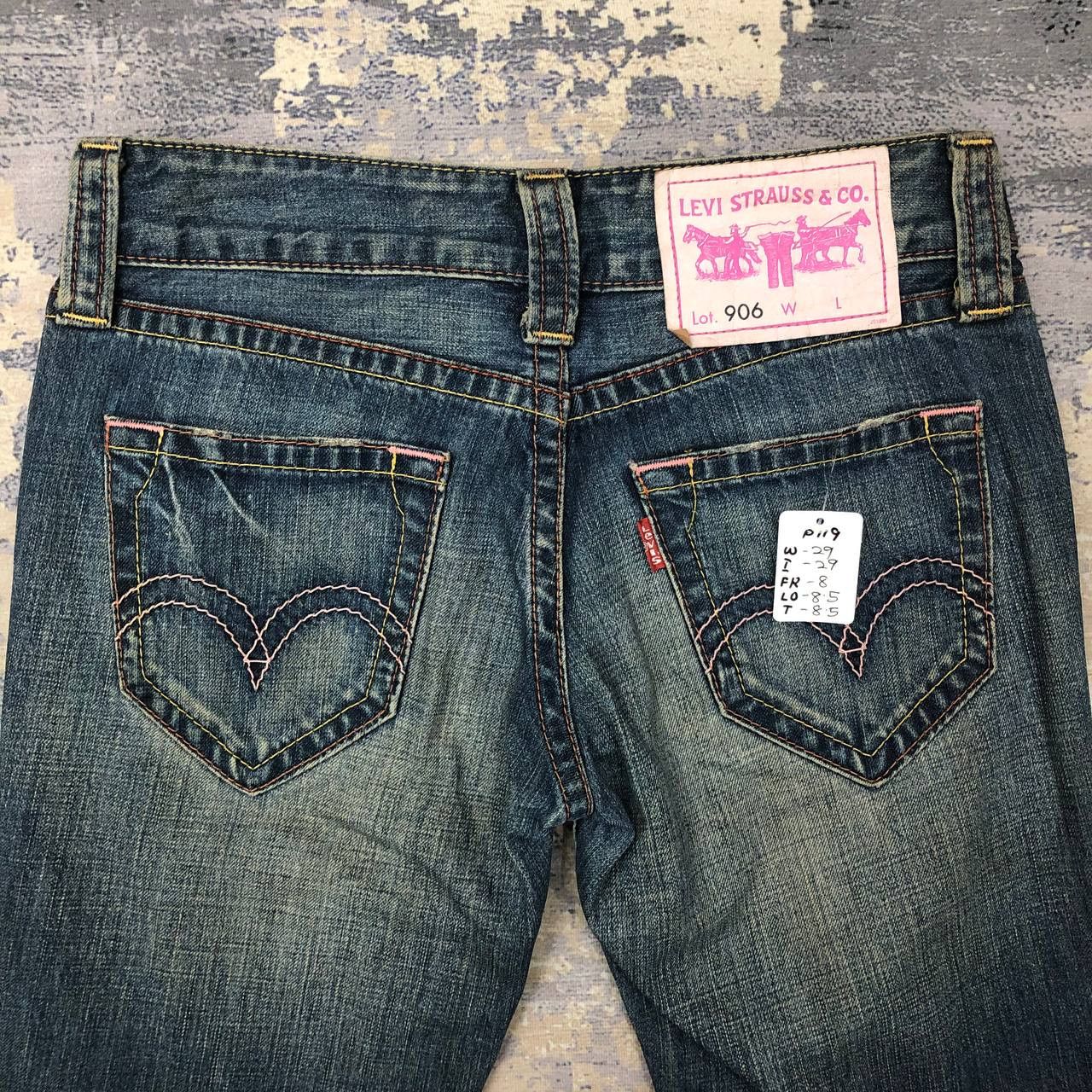 Levi's P119 LEVI'S LADY FLARED JEANS Size 33" - 4 Thumbnail