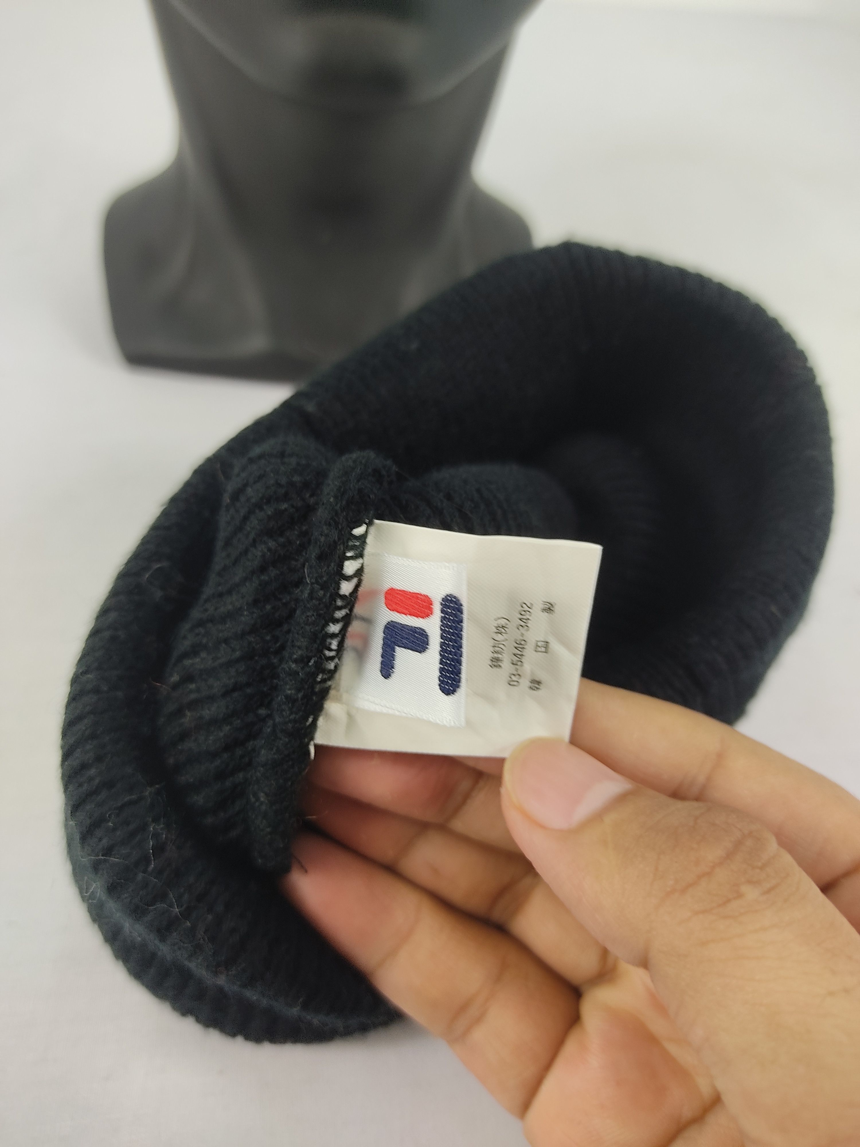 Fila × Vintage Fila Beanie / Snow Hat / Snow Cap Size ONE SIZE - 6 Thumbnail