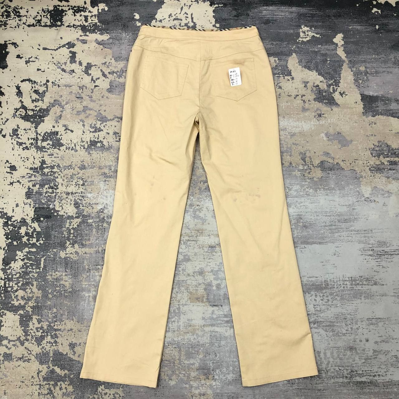 Burberry P127 BURBERY LONDON BLUE LABEL NOVA CHECK FLARED PANTS Size 26" / US 2 / IT 38 - 2 Thumbnail