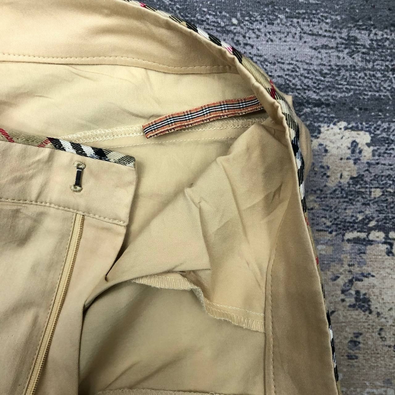 Burberry P127 BURBERY LONDON BLUE LABEL NOVA CHECK FLARED PANTS Size 26" / US 2 / IT 38 - 8 Thumbnail