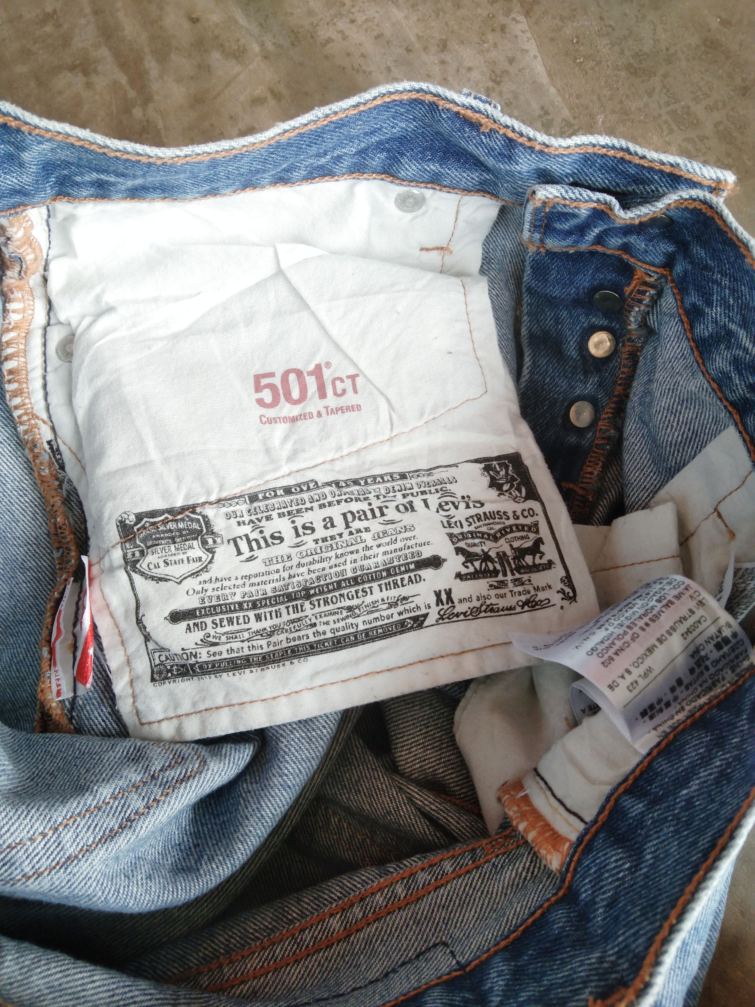 Levi's Vintage Levi's 501 Released Hem Distressed Jeans 28x28 Size US 28 / EU 44 - 9 Thumbnail