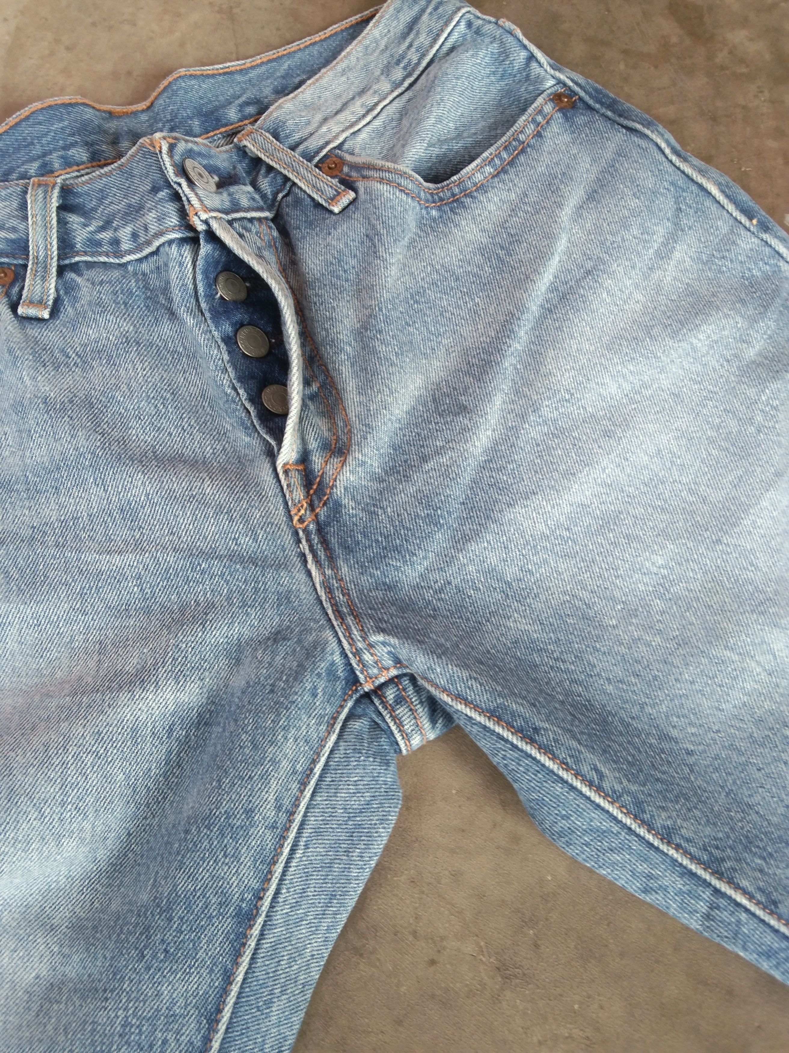 Levi's Vintage Levi's 501 Released Hem Distressed Jeans 28x28 Size US 28 / EU 44 - 5 Thumbnail
