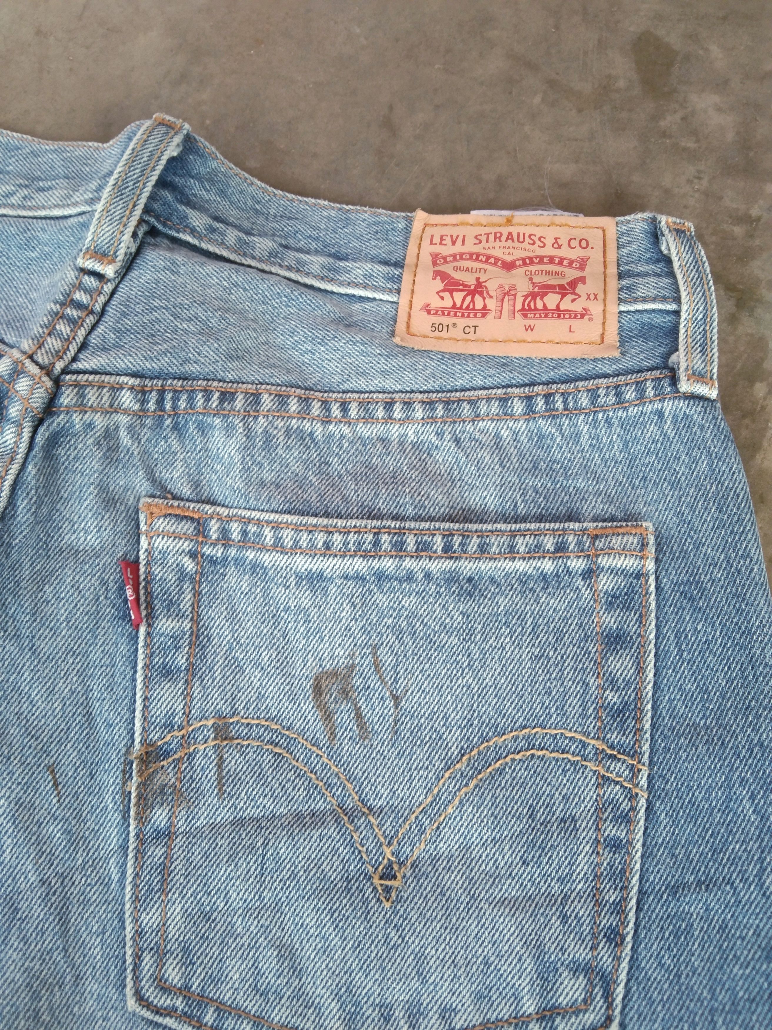 Levi's Vintage Levi's 501 Released Hem Distressed Jeans 28x28 Size US 28 / EU 44 - 4 Thumbnail
