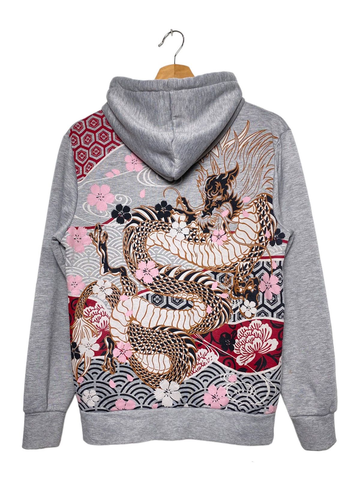 Japanese Brand × Vintage Vintage Koi Golden Fish Sukajan Hoodies Size US M / EU 48-50 / 2 - 1 Thumbnail