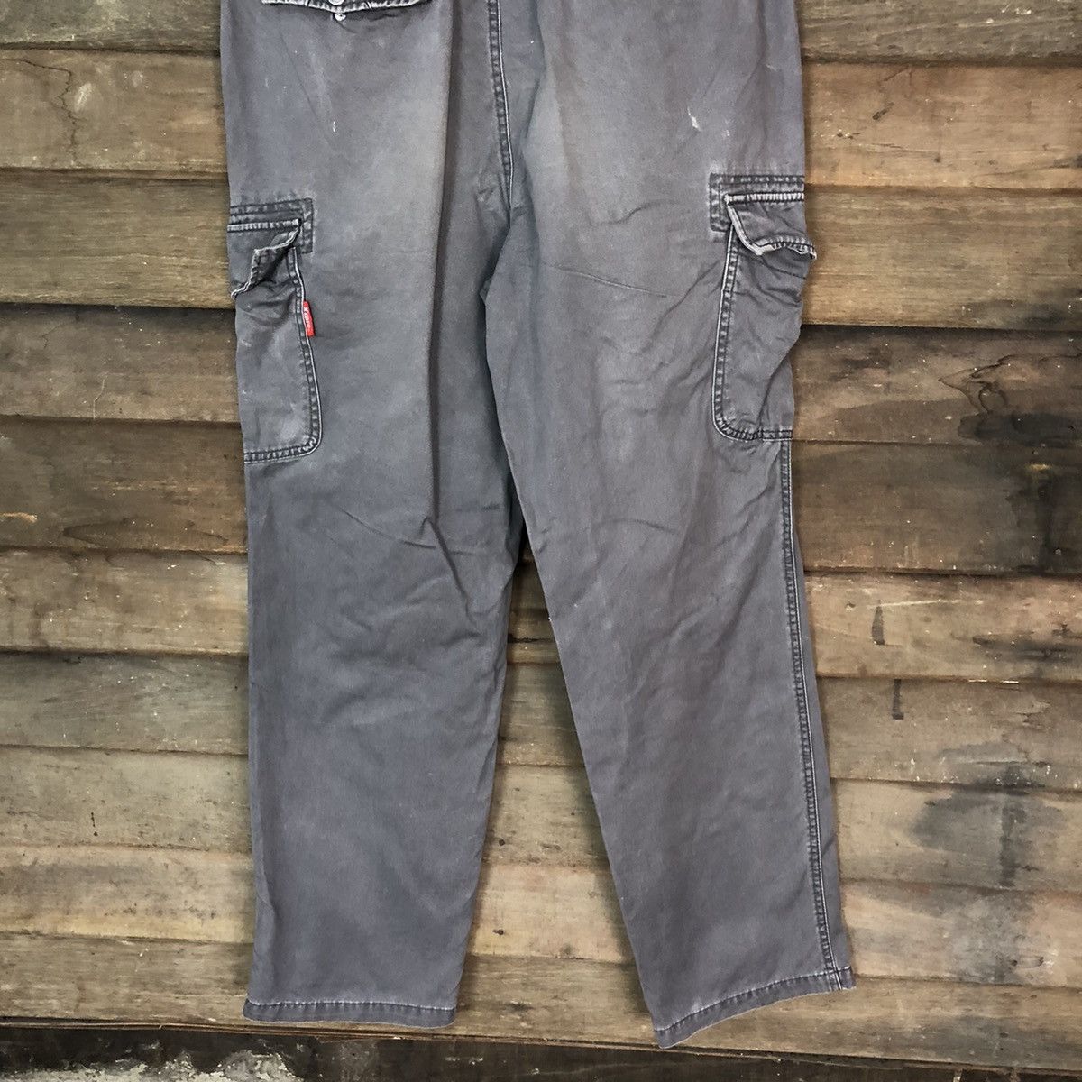 Vintage Xebec Grey faded thrashed utility Cargo Pants #7075 Size US 33 - 12 Thumbnail