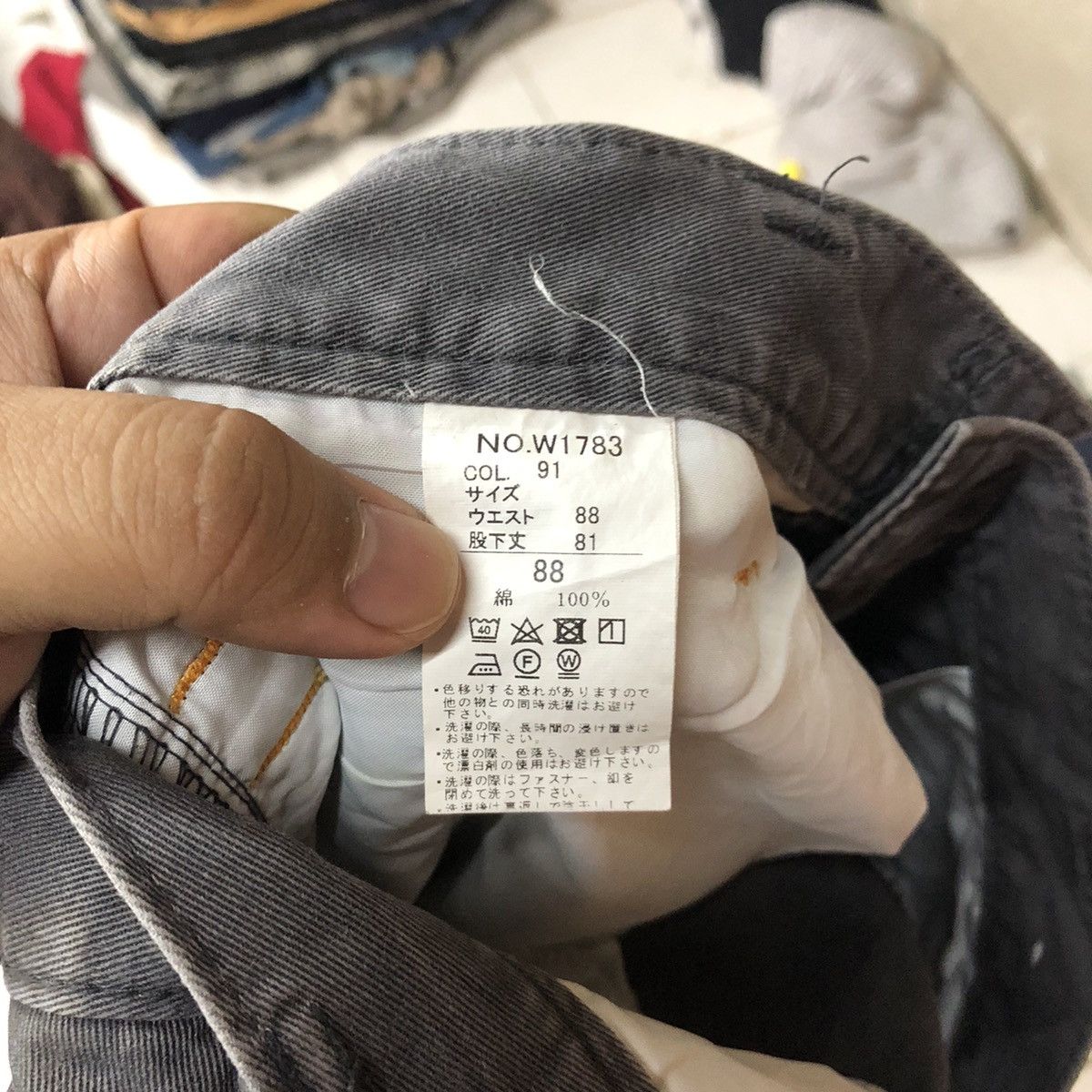 Vintage Xebec Grey faded thrashed utility Cargo Pants #7075 Size US 33 - 16 Thumbnail