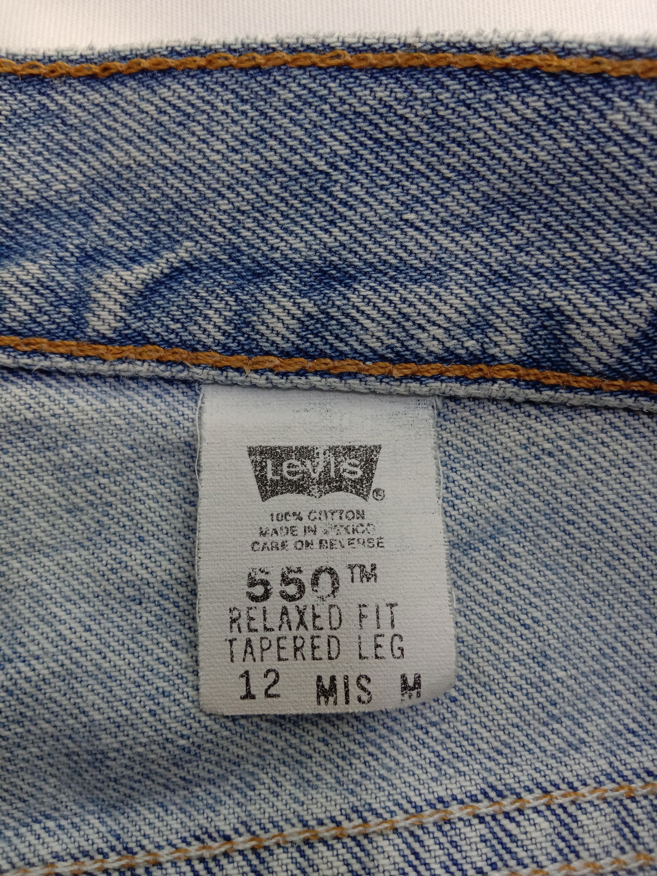 Levi's Vintage Levi's 550 Jeans Relaxed Fit Tapered Leg Denim Size 30" / US 8 / IT 44 - 15 Thumbnail