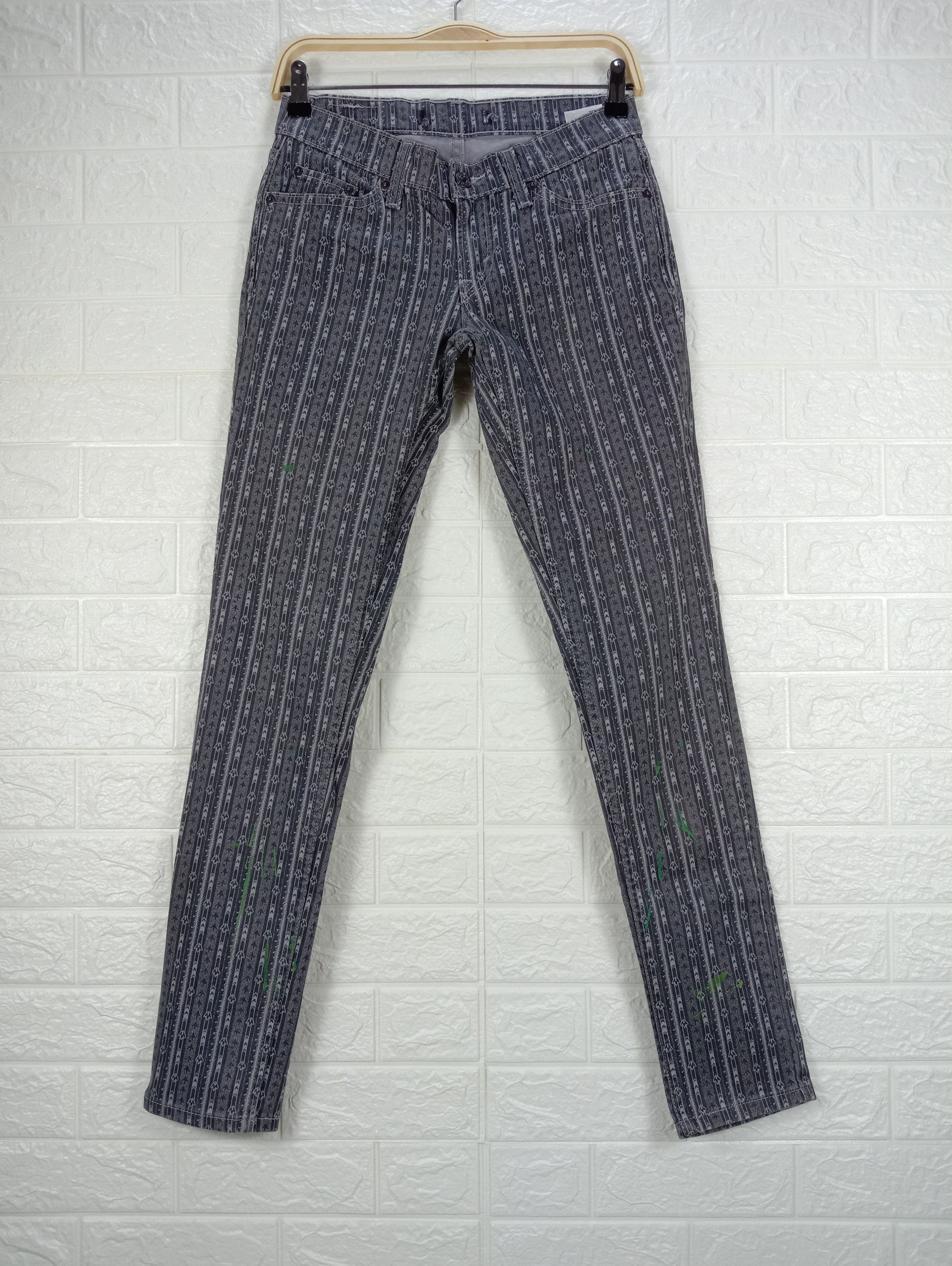 Levi's Vintage Levi's 507 Art Patterns Skinny Jeans Size 27" / US 4 / IT 40 - 1 Thumbnail