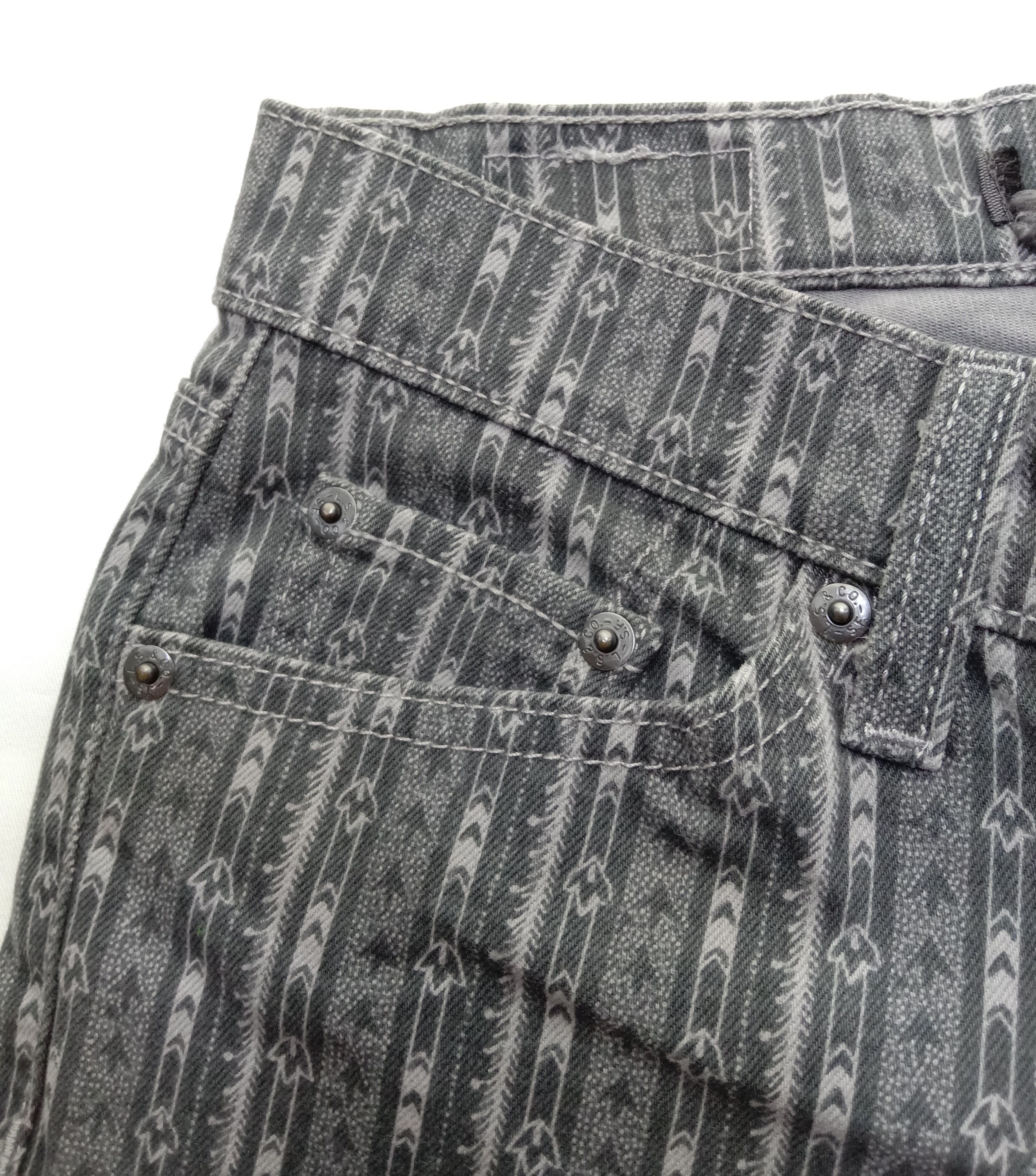 Levi's Vintage Levi's 507 Art Patterns Skinny Jeans Size 27" / US 4 / IT 40 - 12 Thumbnail