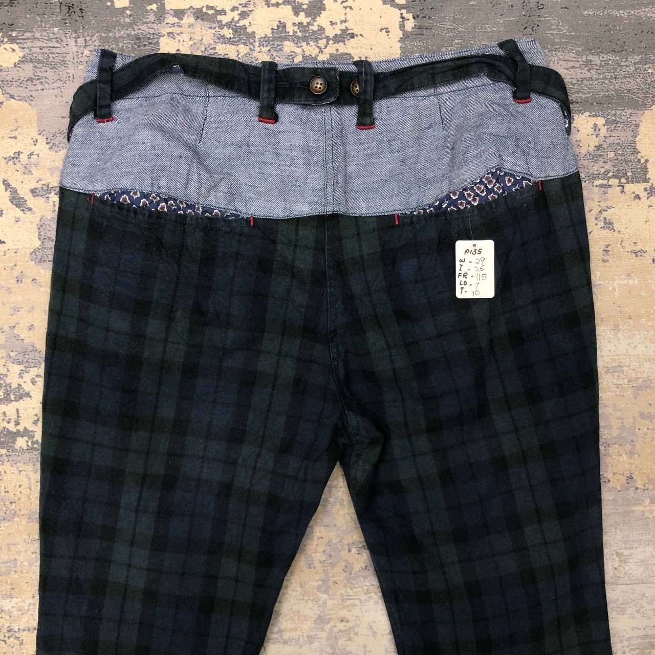 Japanese Brand P135 CHLORO SISTER MADE IN JAPAN TARTAN PUNK PANTS Size US 29 - 4 Thumbnail