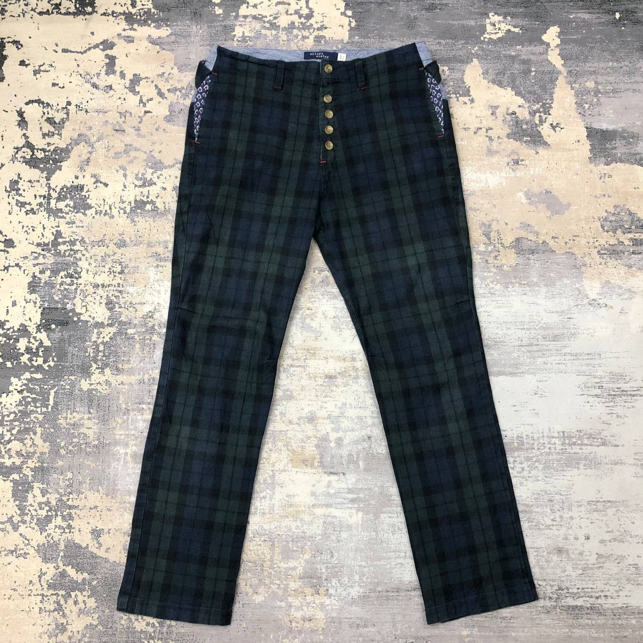 Japanese Brand P135 CHLORO SISTER MADE IN JAPAN TARTAN PUNK PANTS Size US 29 - 1 Thumbnail