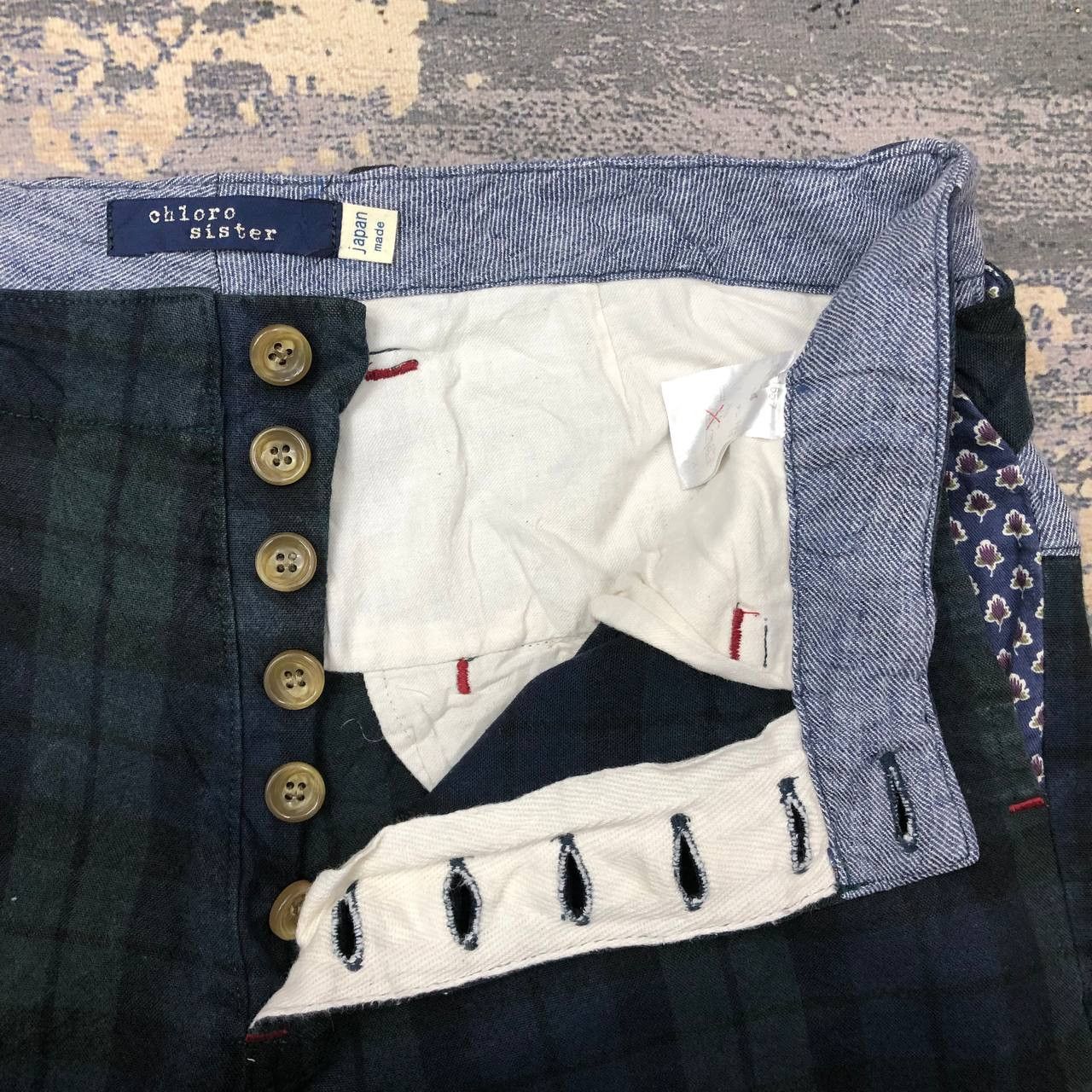 Japanese Brand P135 CHLORO SISTER MADE IN JAPAN TARTAN PUNK PANTS Size US 29 - 6 Thumbnail