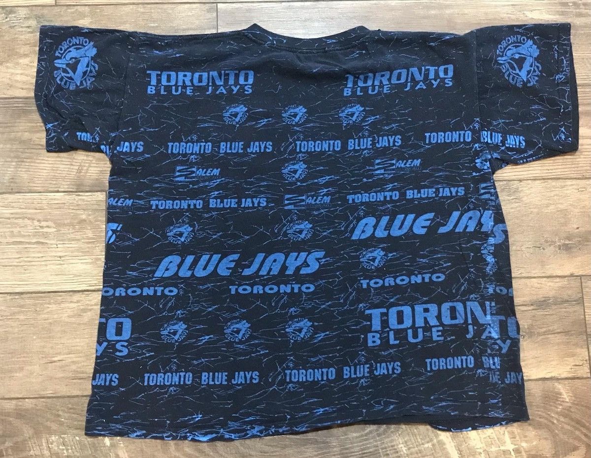 MLB Vintage Toronto Blue Jays All Over print T-Shirt by Salem Size US L / EU 52-54 / 3 - 2 Thumbnail