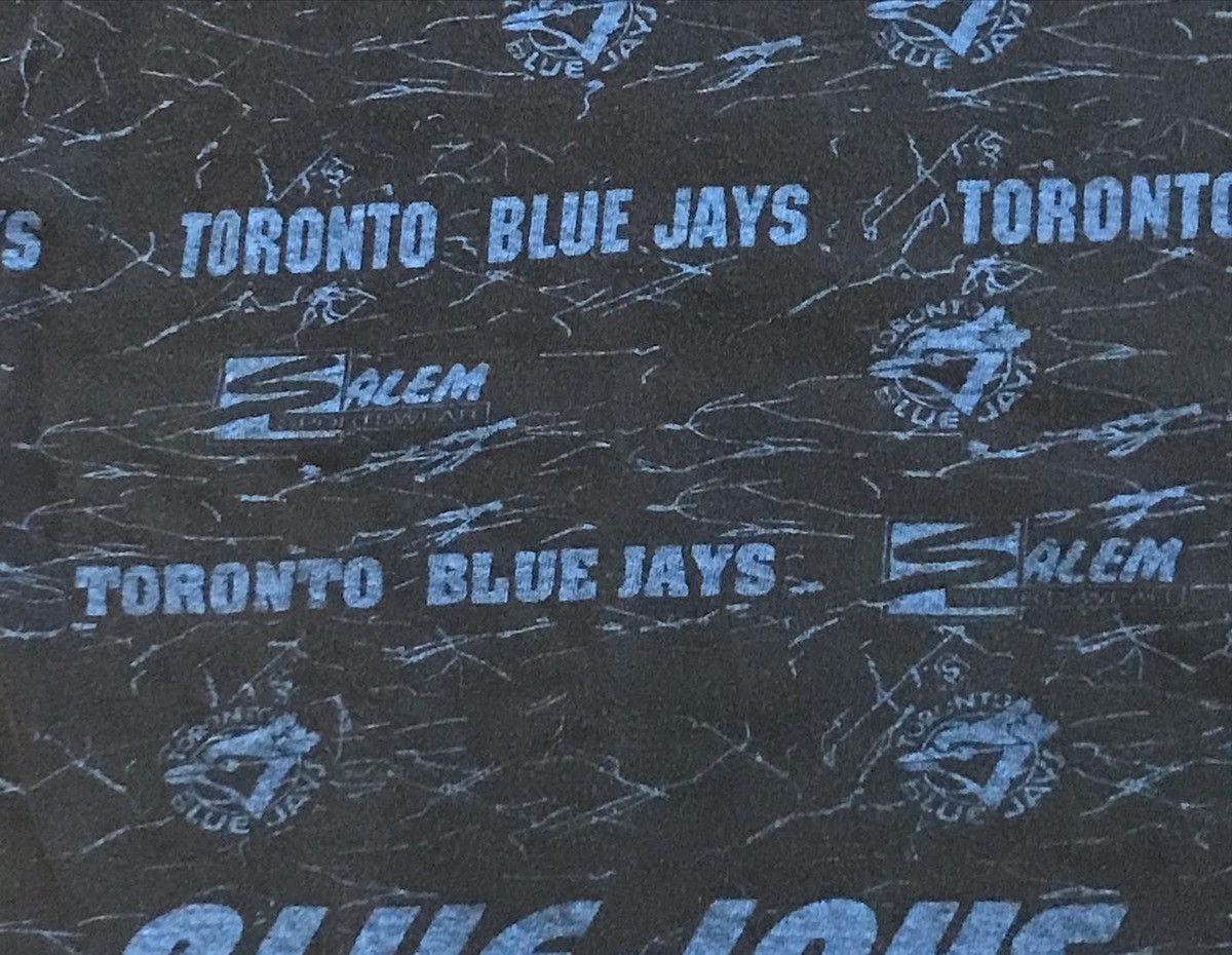 MLB Vintage Toronto Blue Jays All Over print T-Shirt by Salem Size US L / EU 52-54 / 3 - 3 Thumbnail
