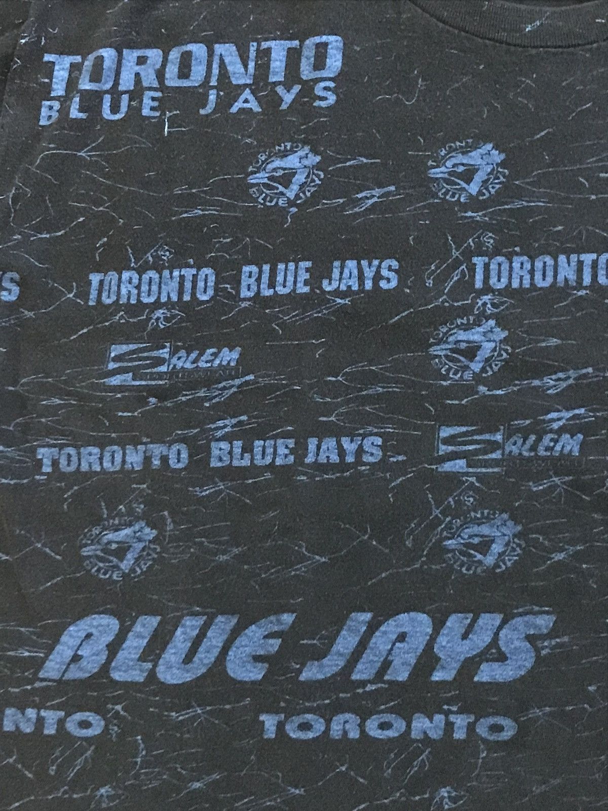 MLB Vintage Toronto Blue Jays All Over print T-Shirt by Salem Size US L / EU 52-54 / 3 - 8 Thumbnail
