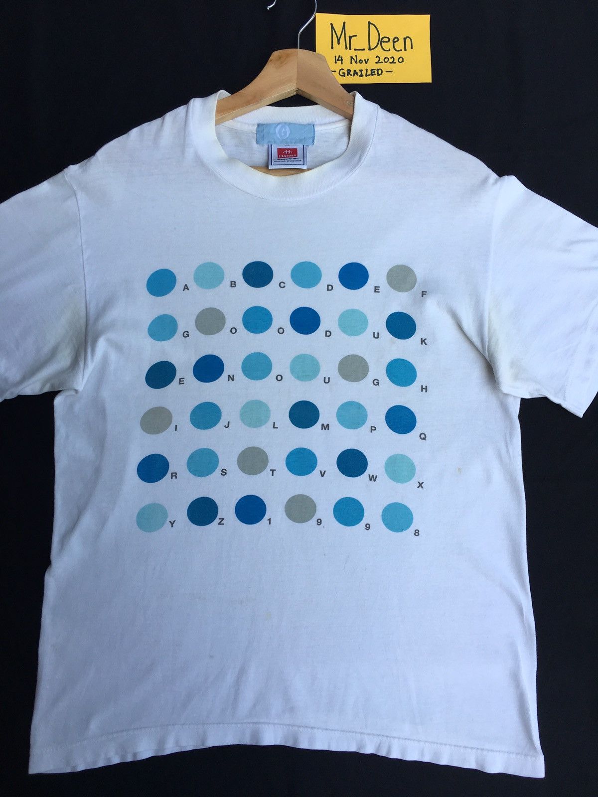 GOODENOUGH Vintage Goodenough ABCD Printed Tshirt Size US M / EU 48-50 / 2 - 5 Thumbnail