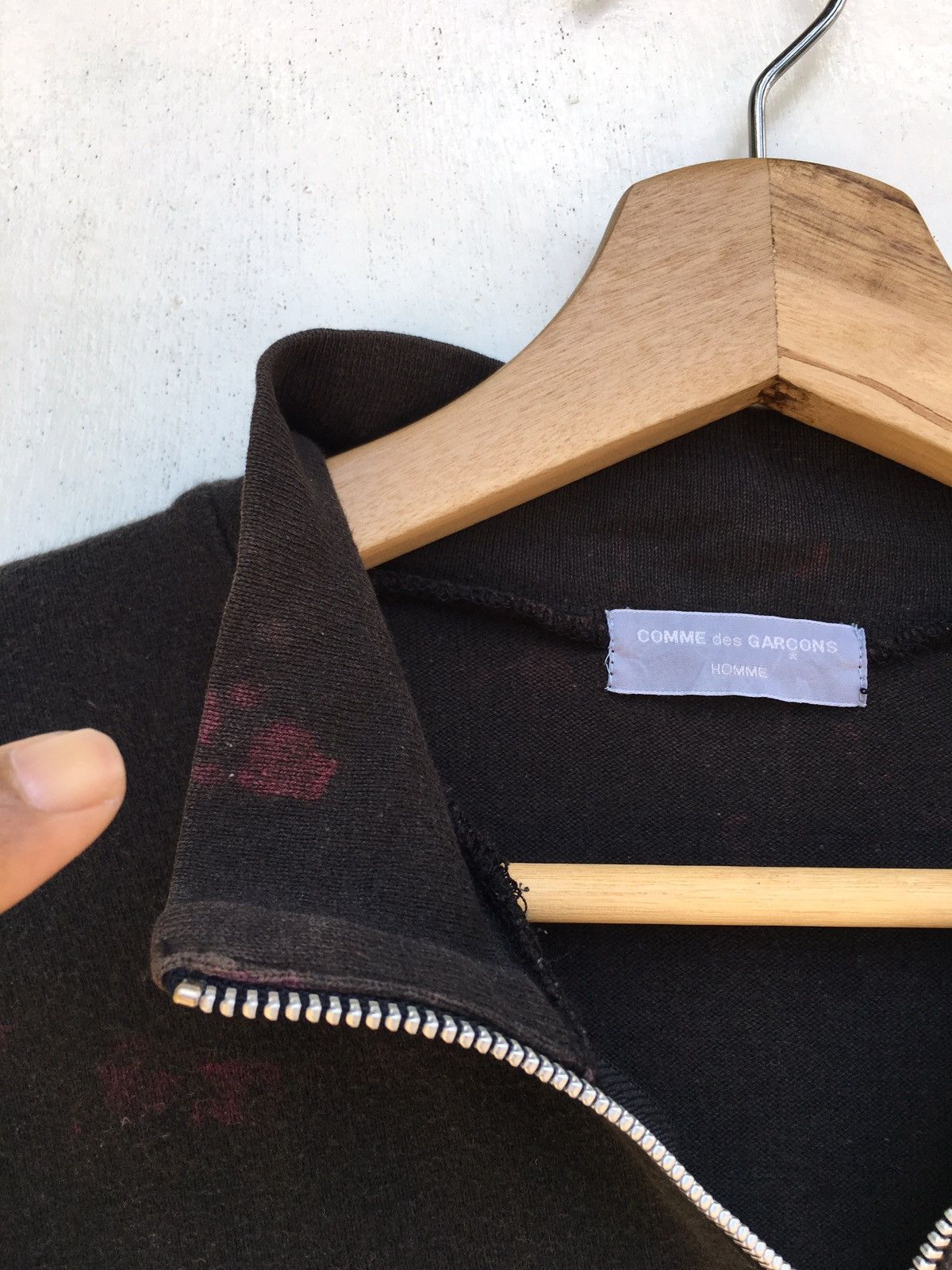 Comme des Garcons Vintage CDG Comme Des Garcons Black Plain Longsleeve Shirt Size US M / EU 48-50 / 2 - 7 Thumbnail