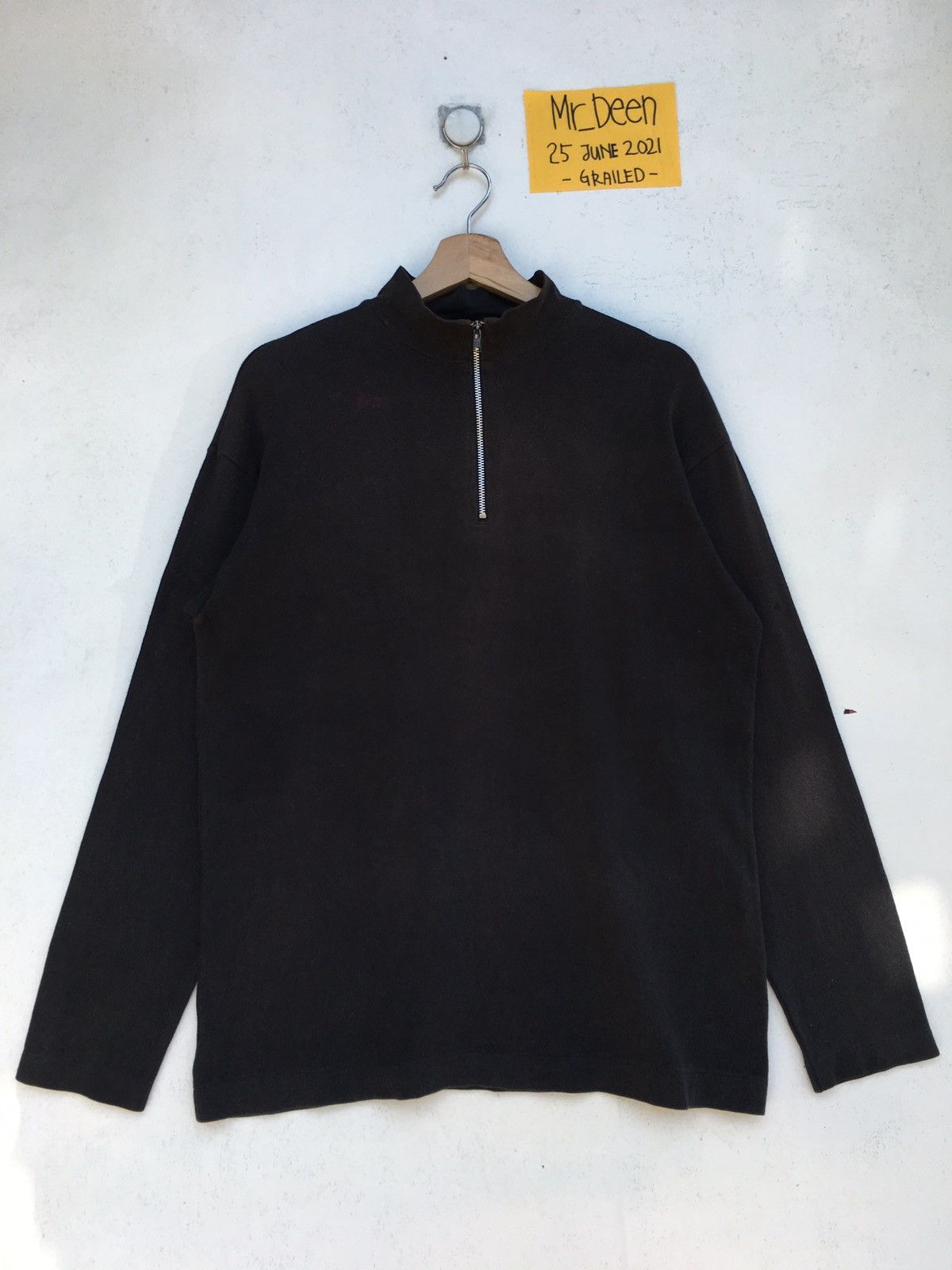 Comme des Garcons Vintage CDG Comme Des Garcons Black Plain Longsleeve Shirt Size US M / EU 48-50 / 2 - 1 Thumbnail