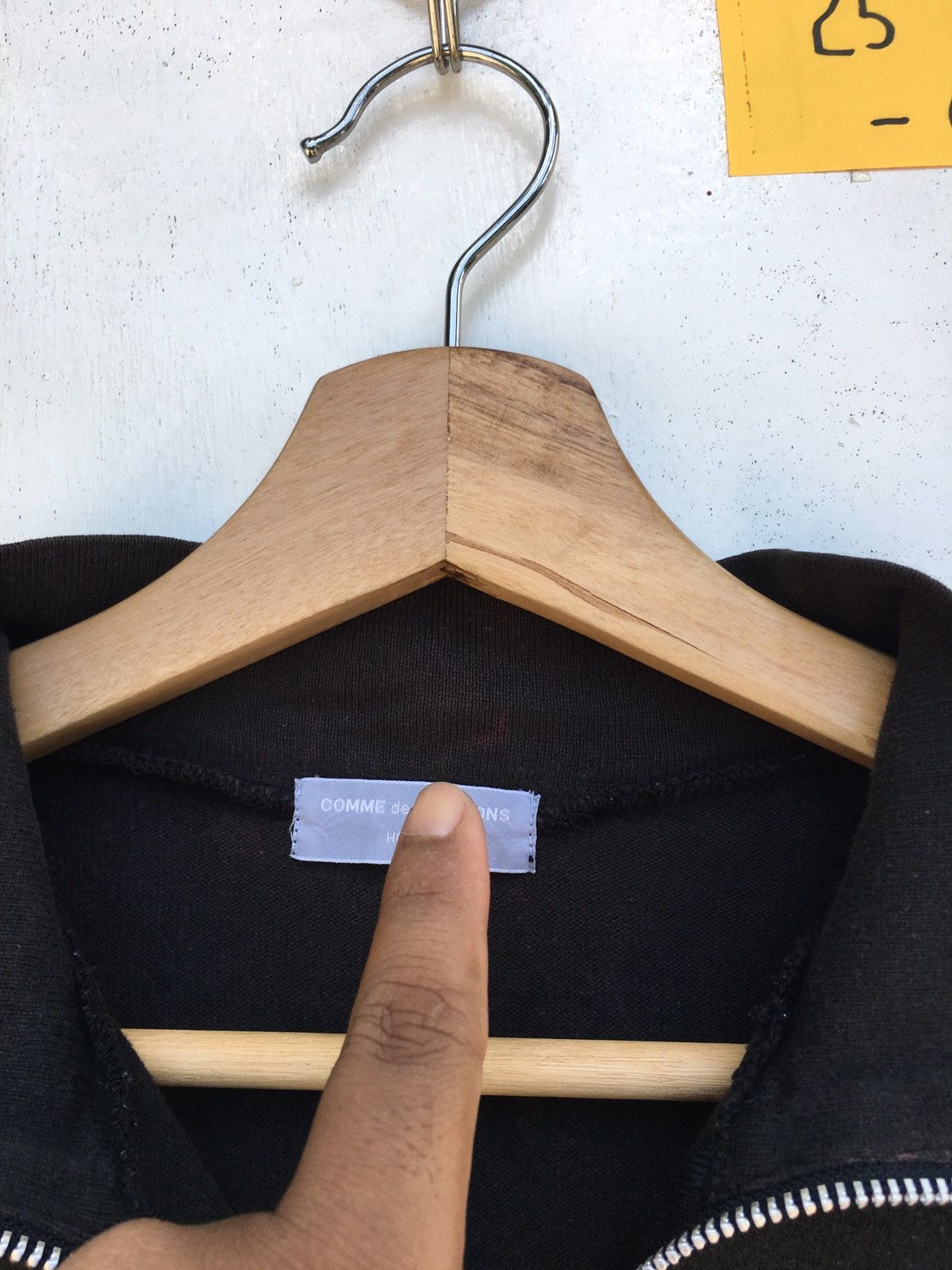 Comme des Garcons Vintage CDG Comme Des Garcons Black Plain Longsleeve Shirt Size US M / EU 48-50 / 2 - 9 Thumbnail