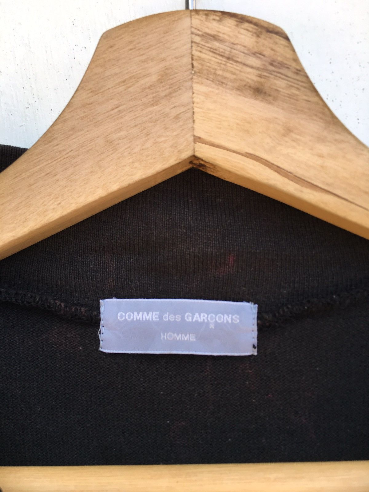 Comme des Garcons Vintage CDG Comme Des Garcons Black Plain Longsleeve Shirt Size US M / EU 48-50 / 2 - 6 Thumbnail