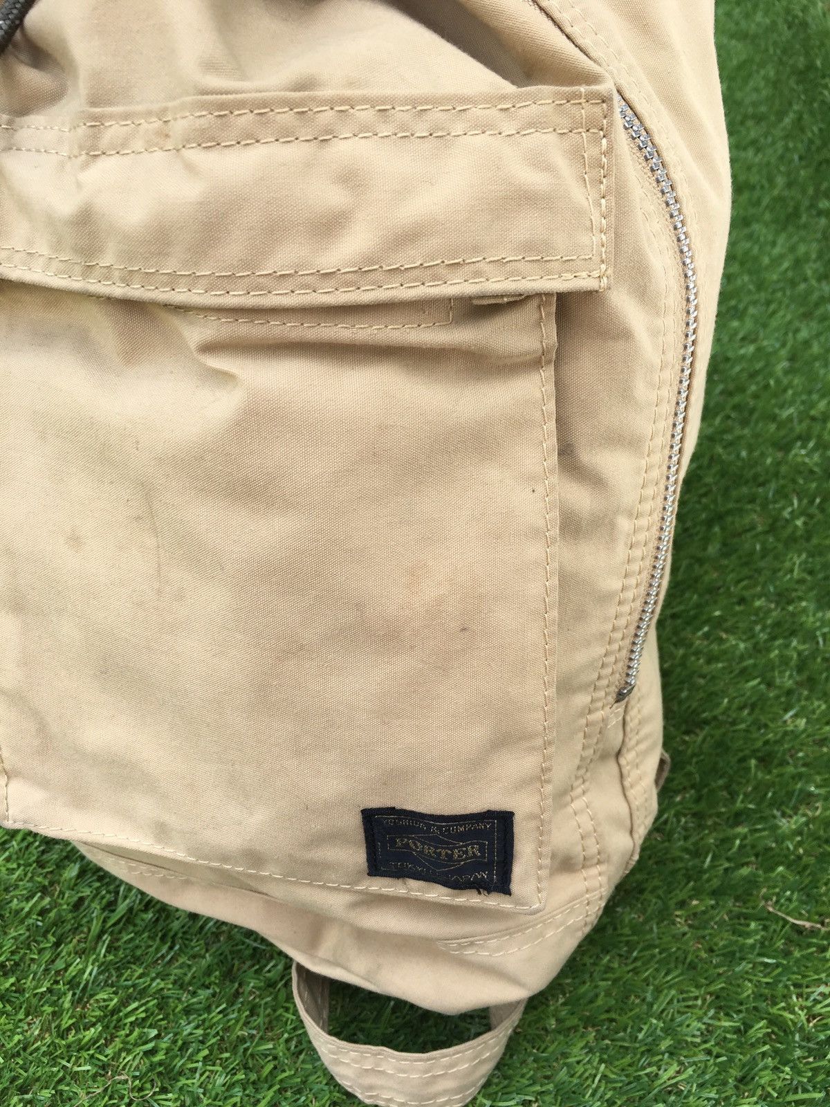 Porter Porter Canvas Brown Backpack Size ONE SIZE - 6 Thumbnail