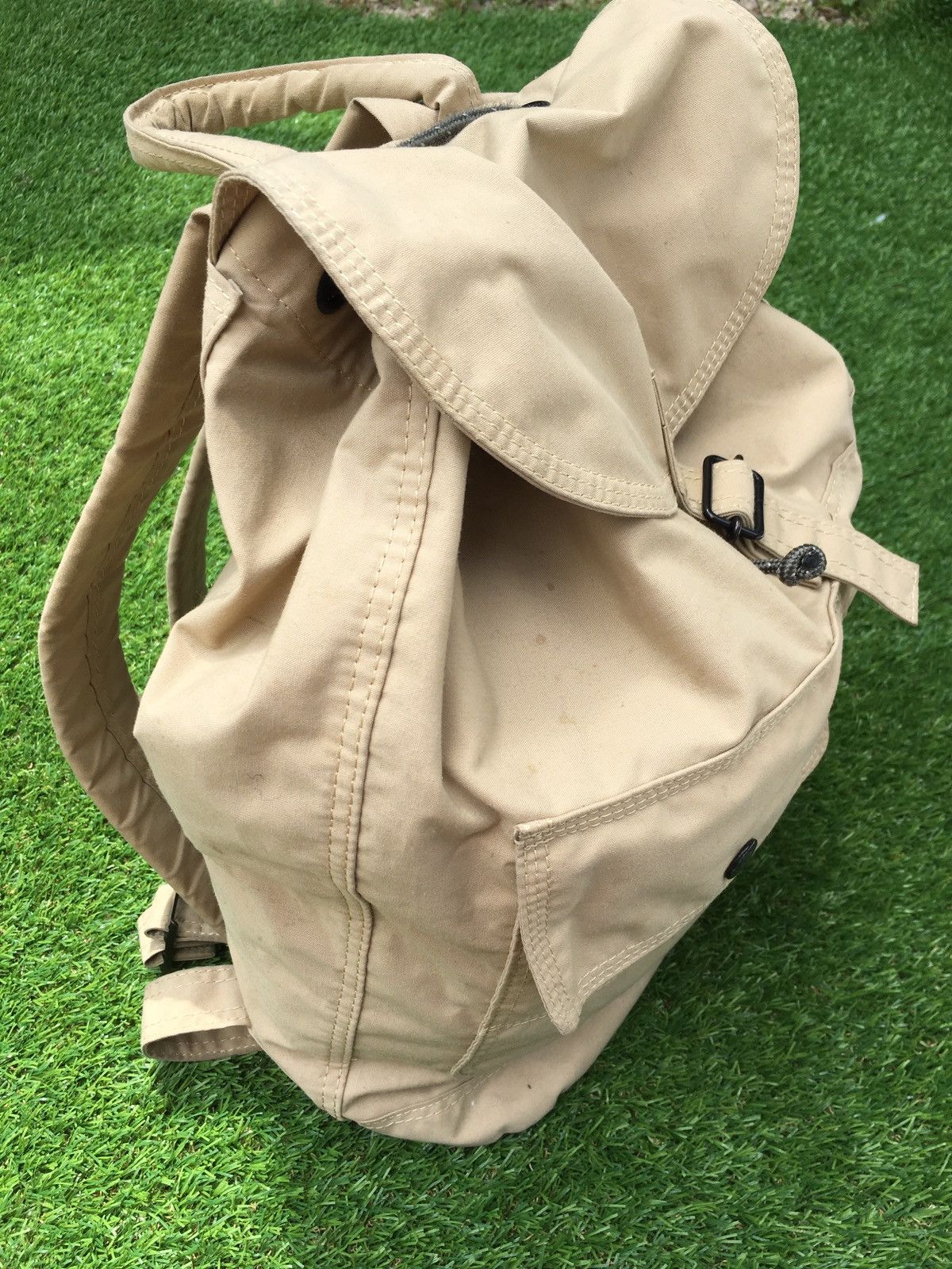 Porter Porter Canvas Brown Backpack Size ONE SIZE - 4 Thumbnail