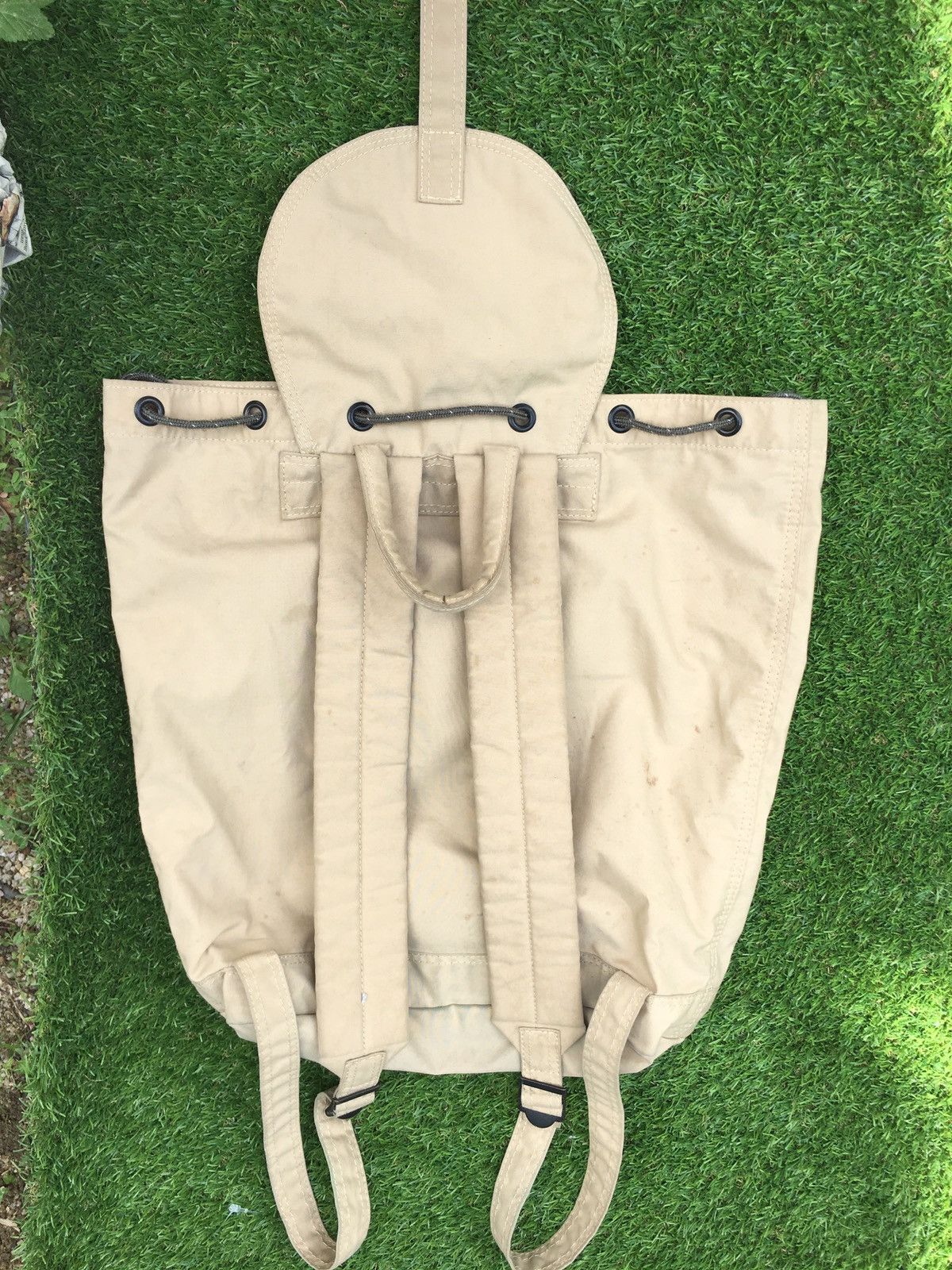 Porter Porter Canvas Brown Backpack Size ONE SIZE - 11 Thumbnail