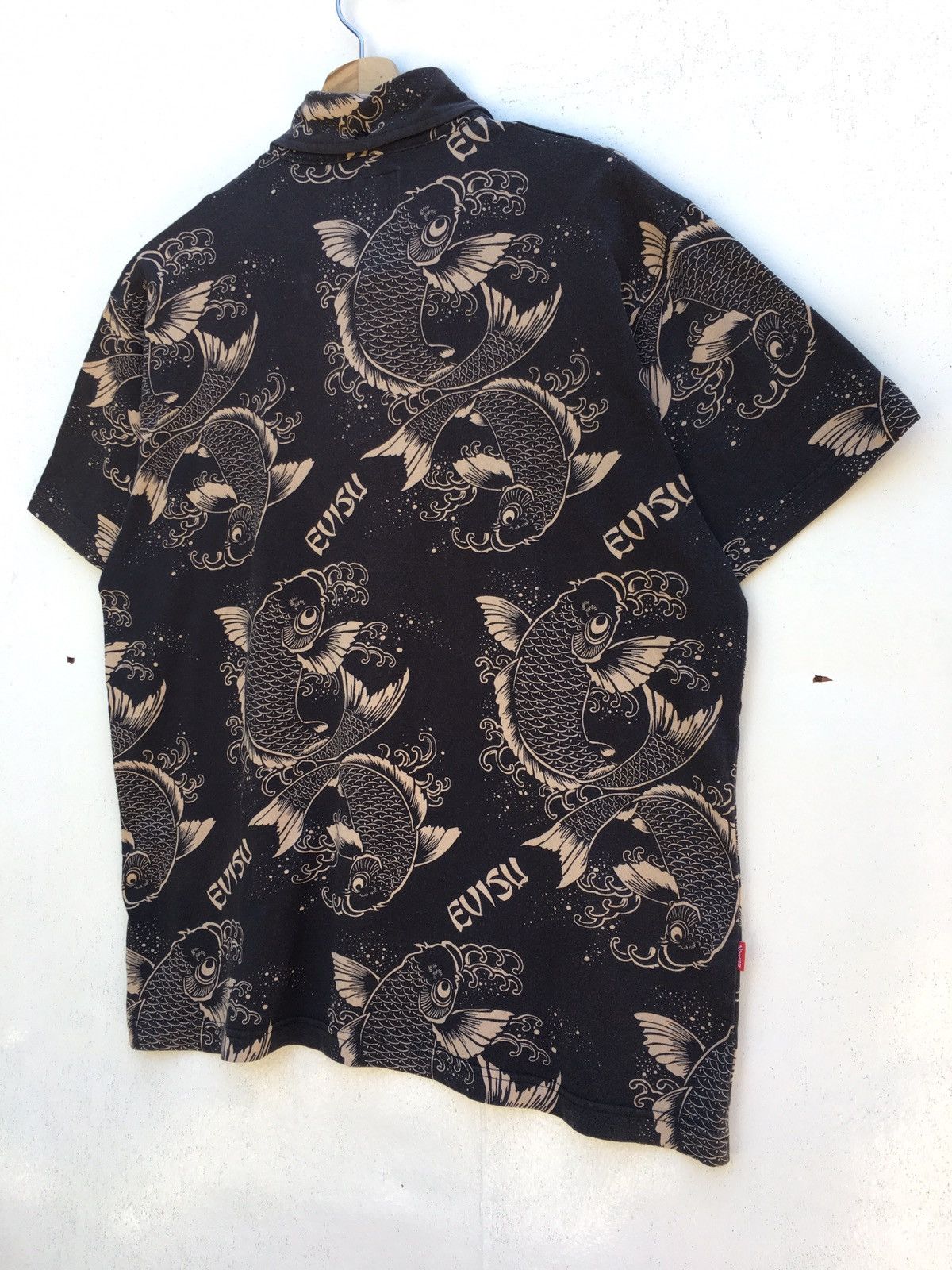 Evisu Vintage Evisu Full Print Koi Fish Buttons Shirt Size US M / EU 48-50 / 2 - 15 Thumbnail