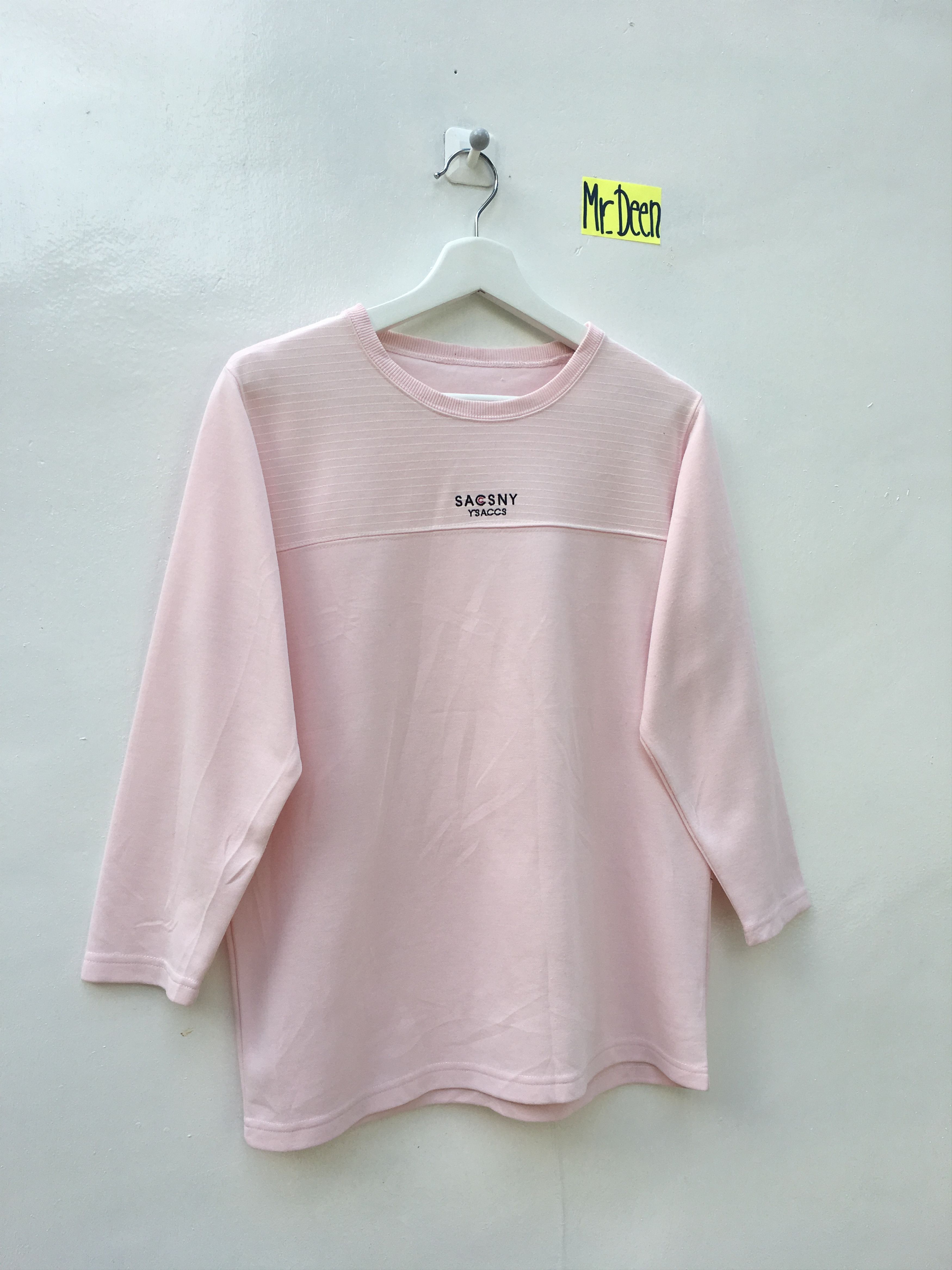 Yohji Yamamoto YACSNY Y'saccs Embroidered Logo Long Sleeve Size US M / EU 48-50 / 2 - 2 Thumbnail