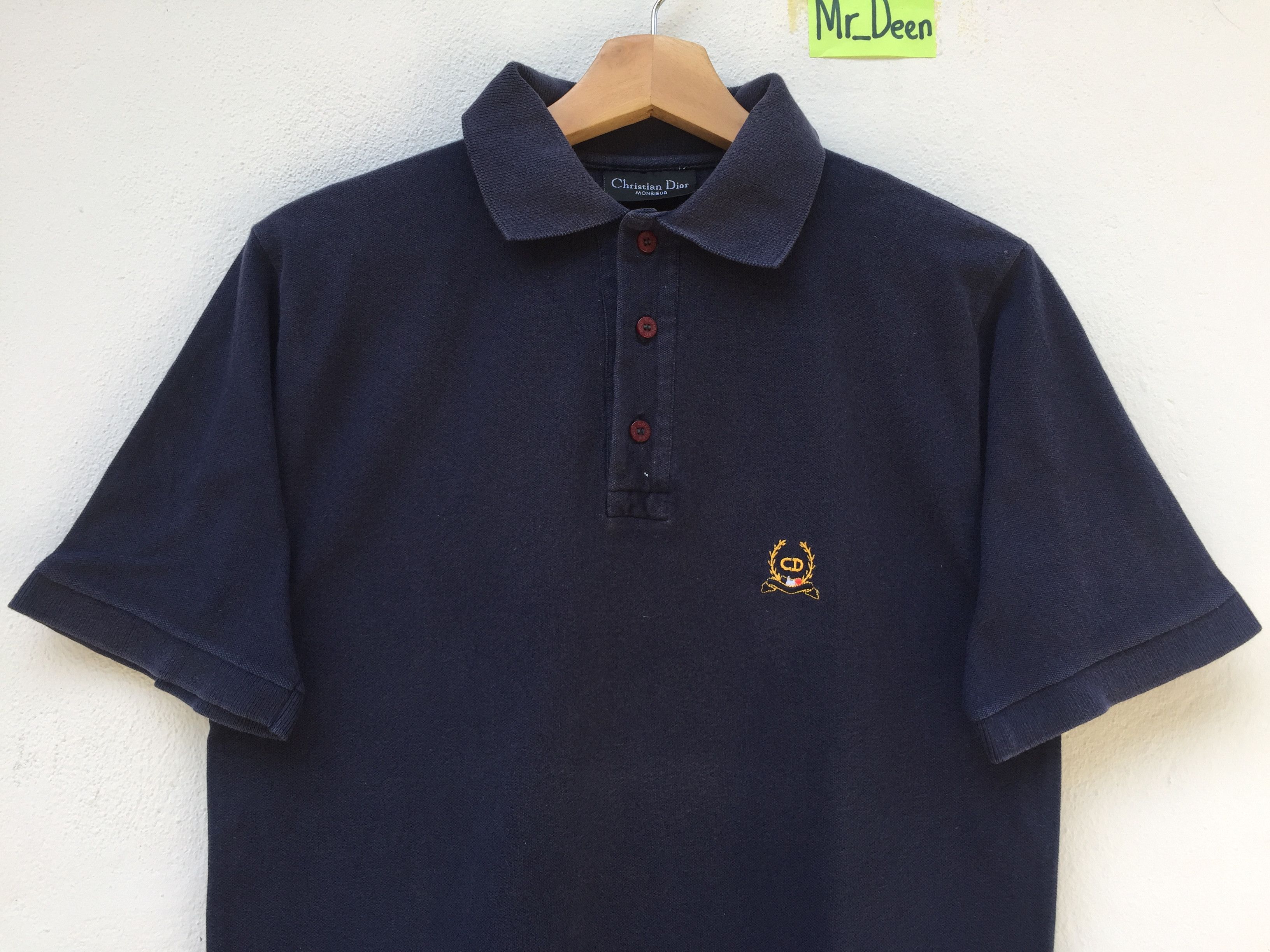 Christian Dior Monsieur CHRISTIAN DIOR Polos shirt 90s casual Size US M / EU 48-50 / 2 - 1 Thumbnail