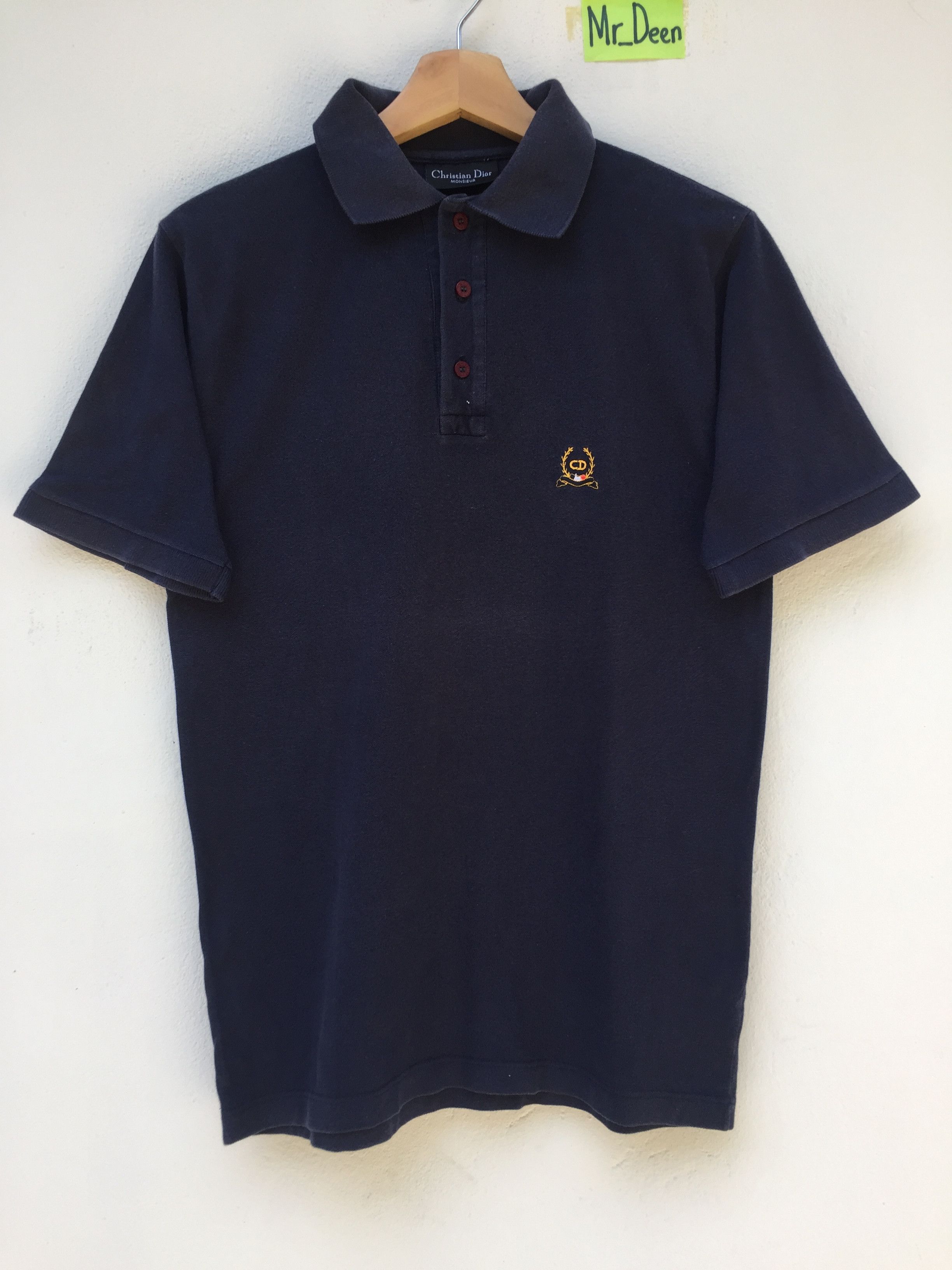 Christian Dior Monsieur CHRISTIAN DIOR Polos shirt 90s casual Size US M / EU 48-50 / 2 - 2 Thumbnail