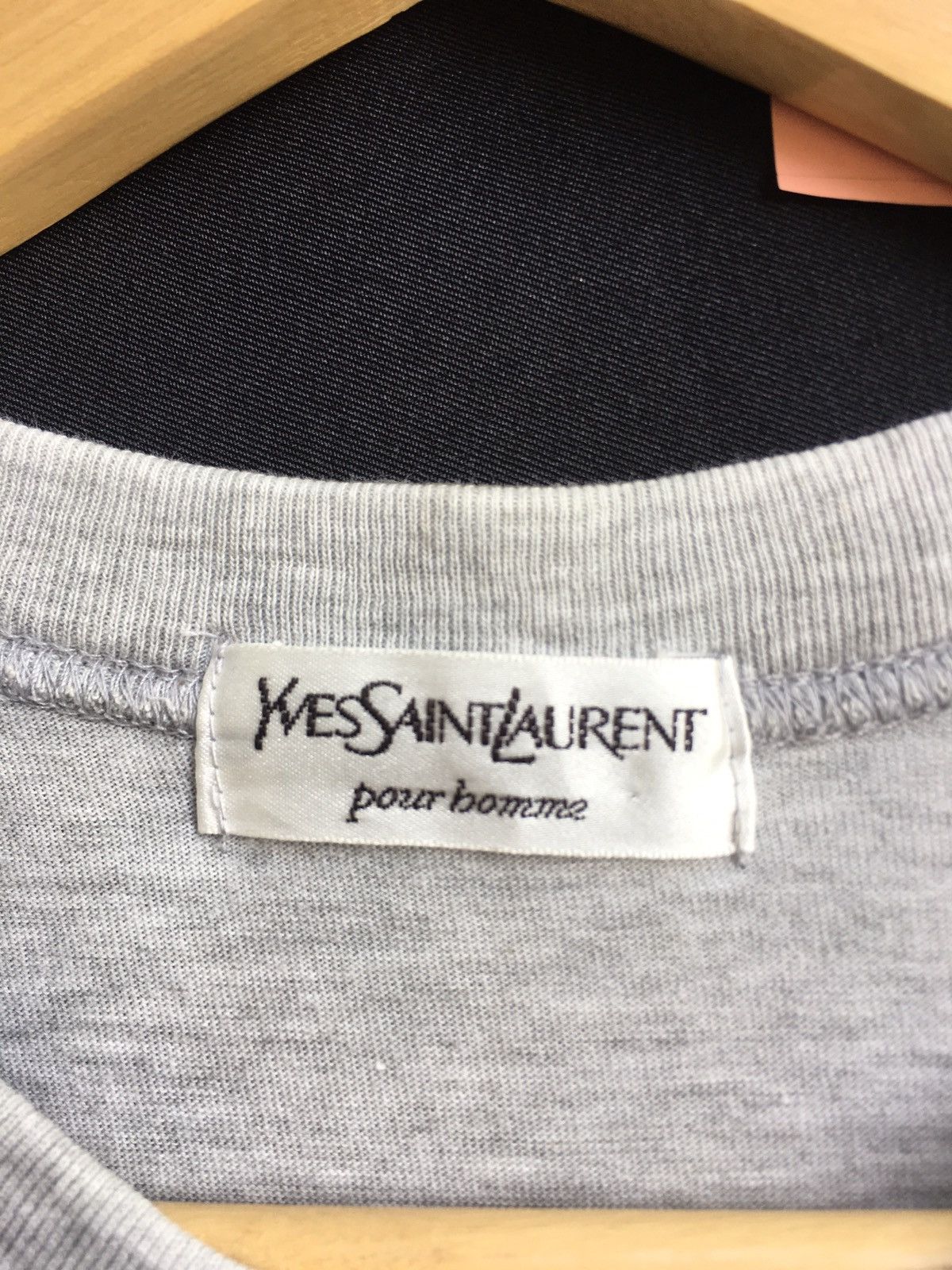 Yves Saint Laurent Vintage YSL Yves Saint Laurent Big Logo Printed Tshirt Size US S / EU 44-46 / 1 - 7 Thumbnail