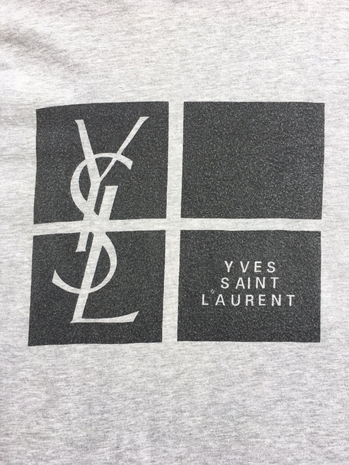 Yves Saint Laurent Vintage YSL Yves Saint Laurent Big Logo Printed Tshirt Size US S / EU 44-46 / 1 - 5 Thumbnail