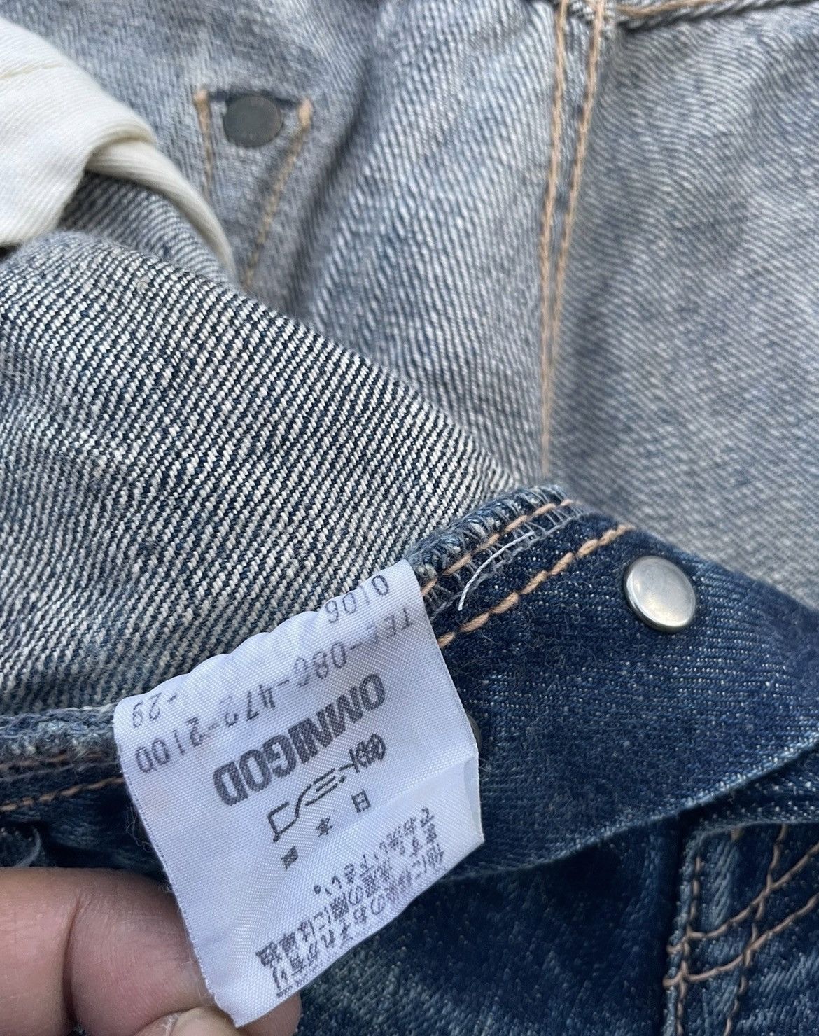 Le Grande Bleu (L.G.B.) Vintage Omnigod Selvedge Denim Size US 31 - 15 Thumbnail