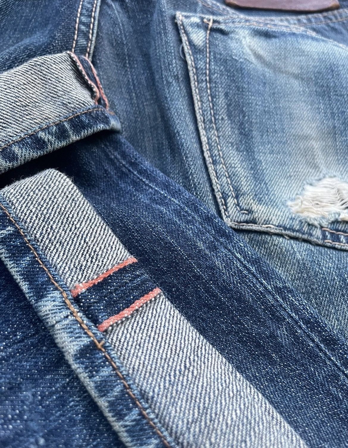 Le Grande Bleu (L.G.B.) Vintage Omnigod Selvedge Denim Size US 31 - 14 Thumbnail