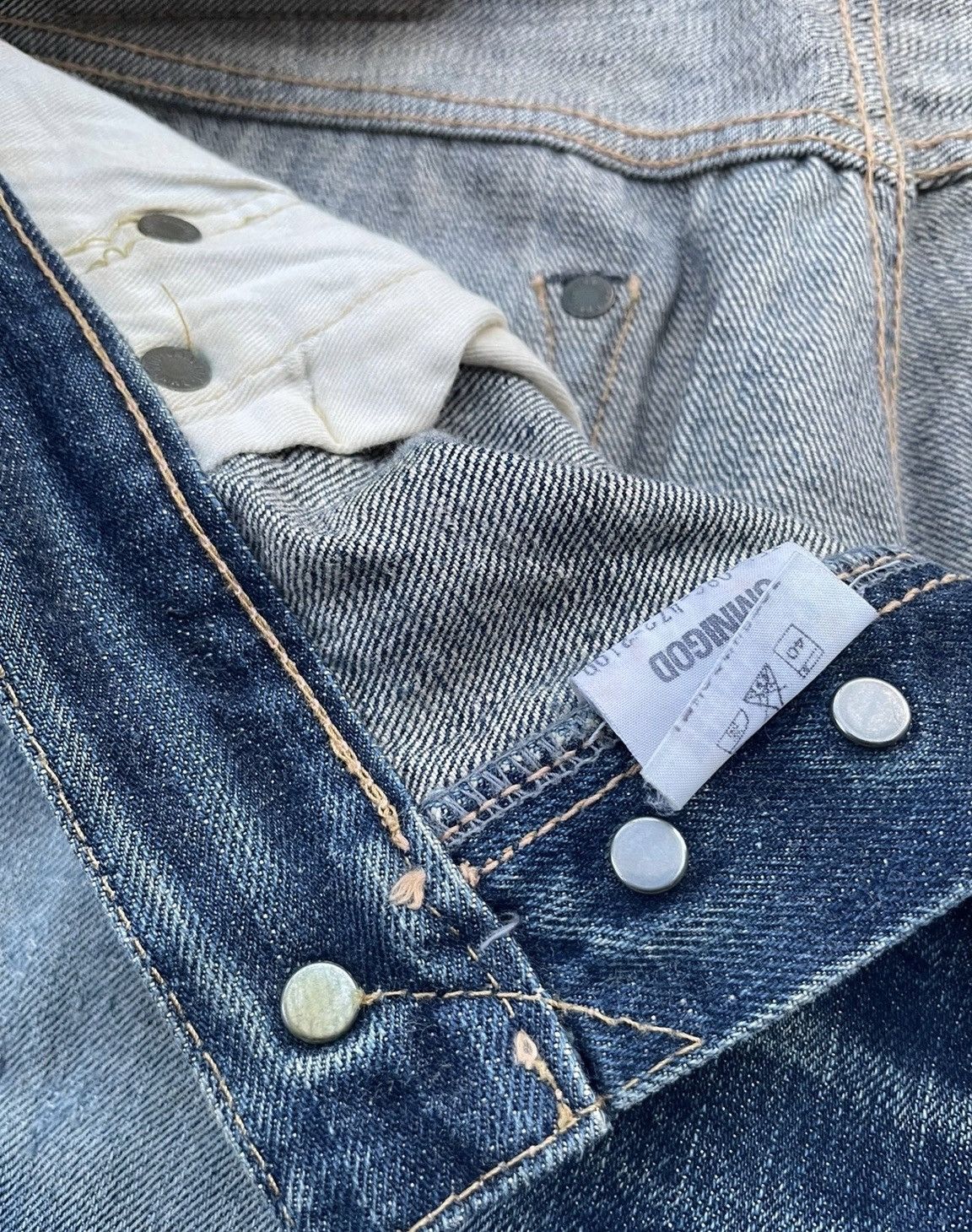 Le Grande Bleu (L.G.B.) Vintage Omnigod Selvedge Denim Size US 31 - 16 Thumbnail