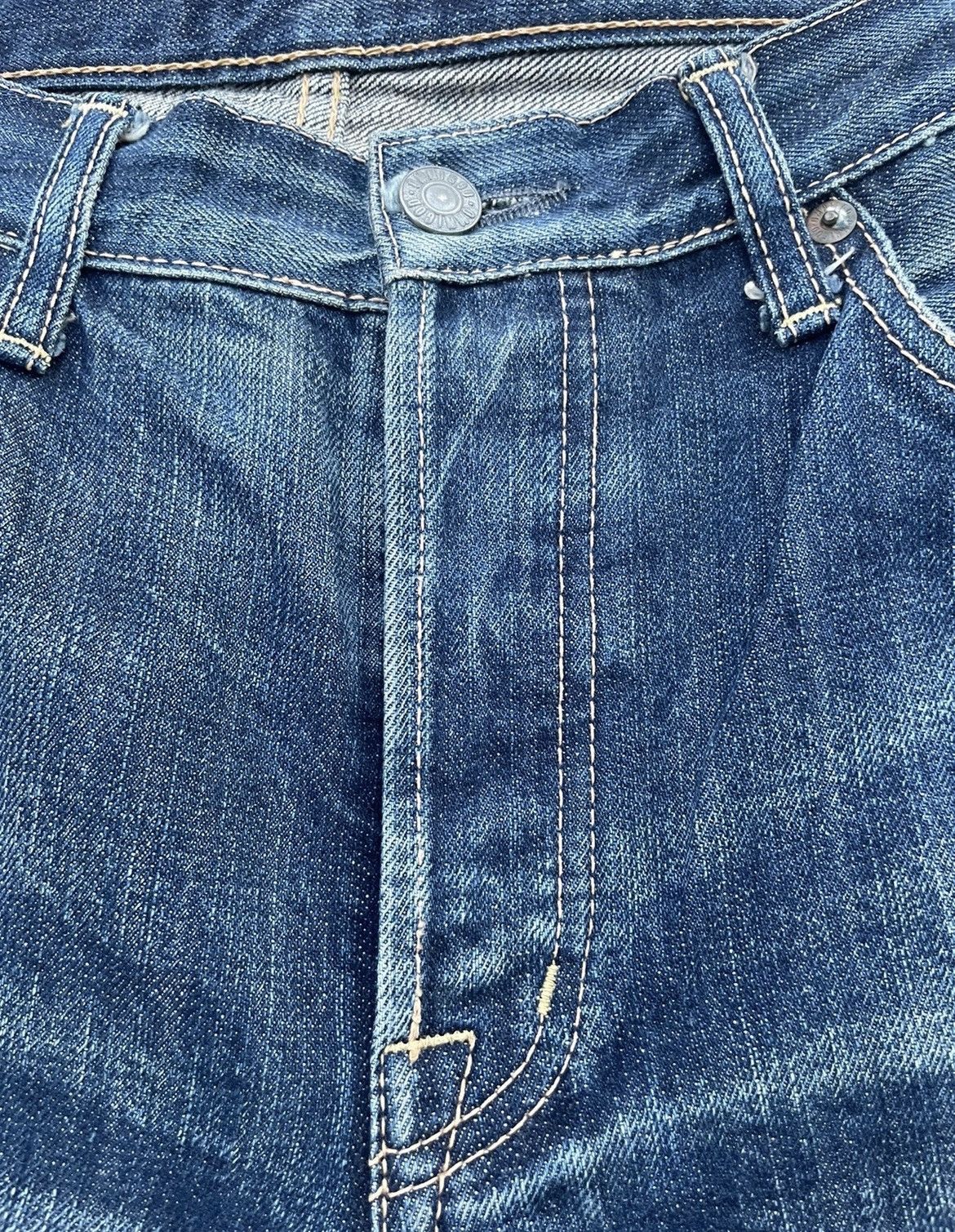 Le Grande Bleu (L.G.B.) Vintage Omnigod Selvedge Denim Size US 31 - 19 Thumbnail