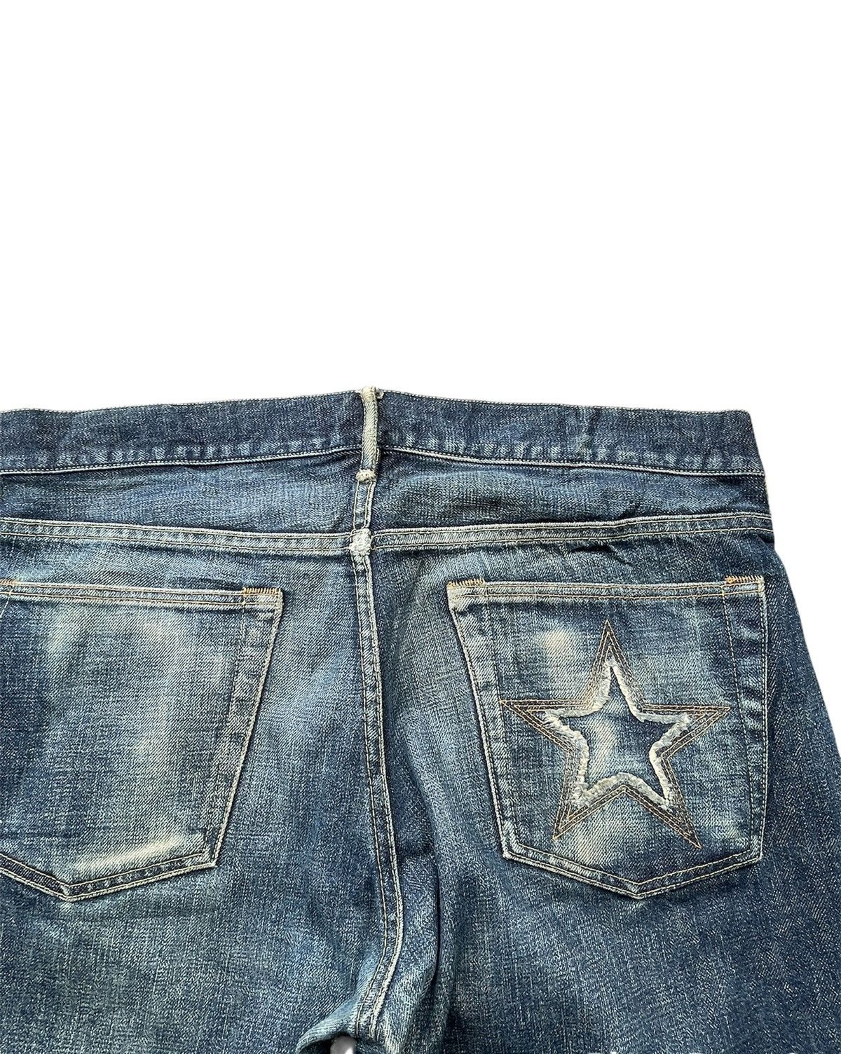 Japanese Brand Vintage M Thank You Friends Selvedge Aging Wash Denim Size US 36 / EU 52 - 14 Thumbnail