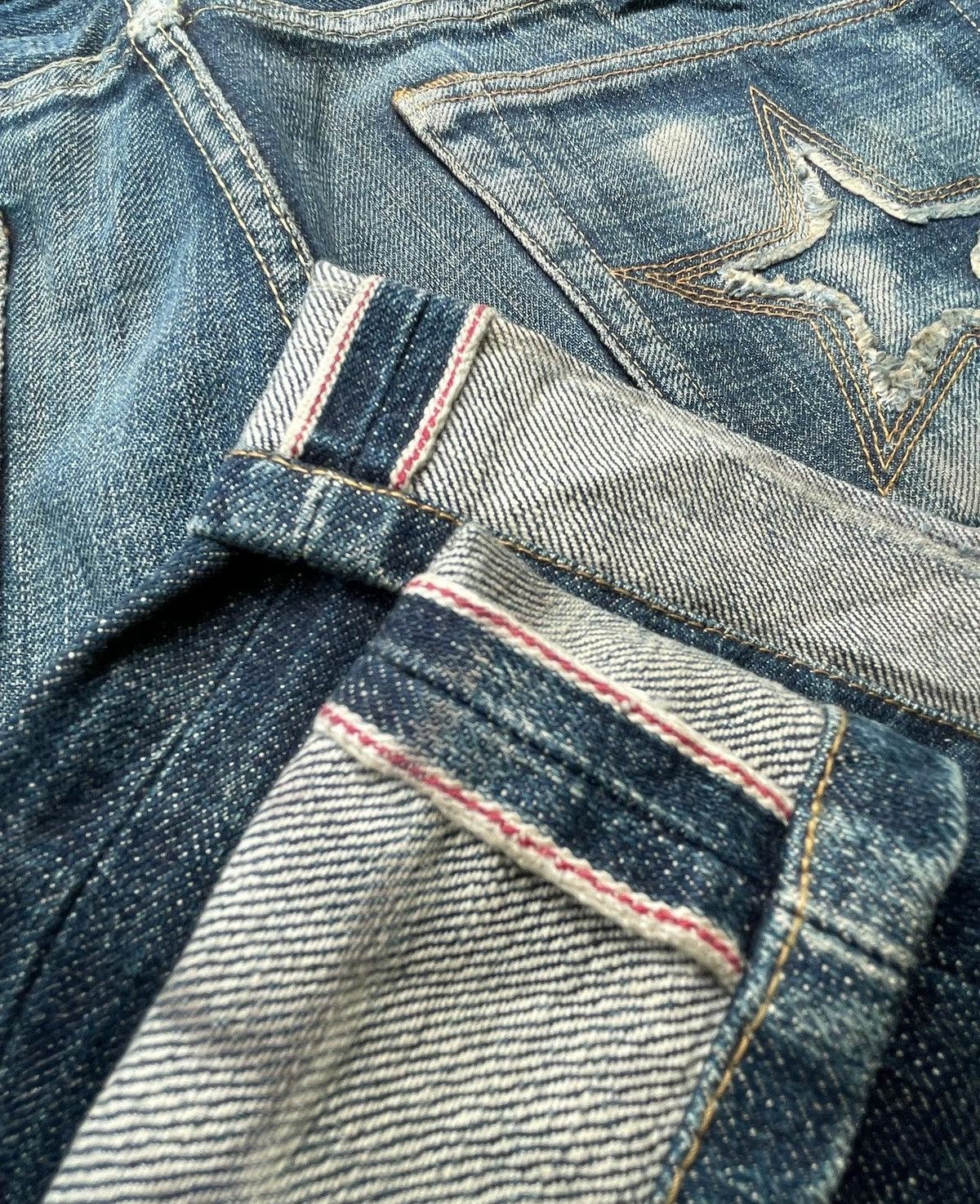 Japanese Brand Vintage M Thank You Friends Selvedge Aging Wash Denim Size US 36 / EU 52 - 10 Thumbnail