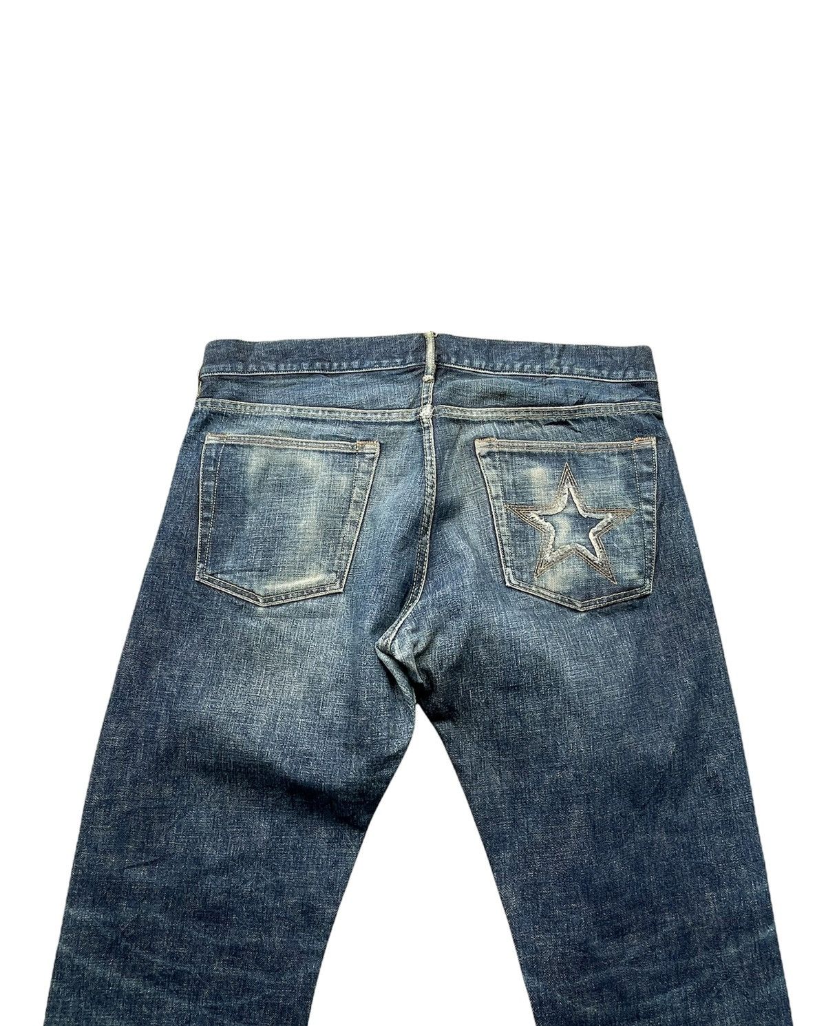Japanese Brand Vintage M Thank You Friends Selvedge Aging Wash Denim Size US 36 / EU 52 - 13 Thumbnail