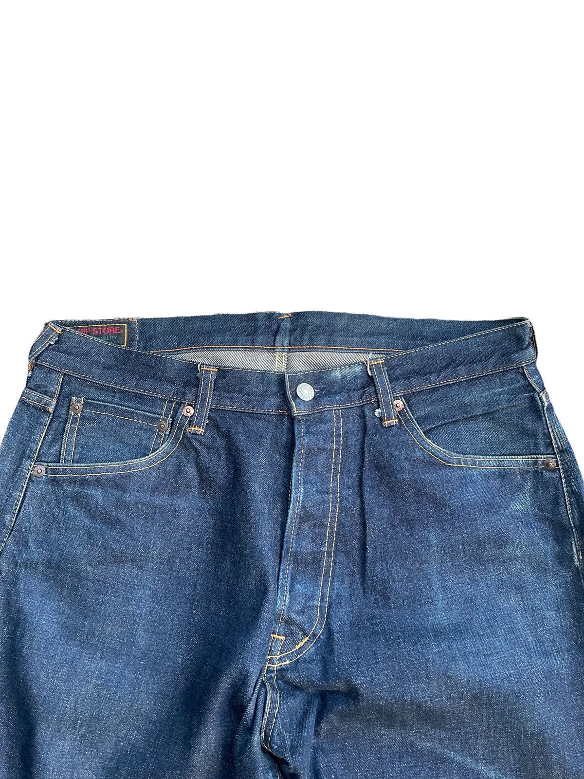 Japanese Brand Vintage Pig Hip Store Selvedge Denim Size US 34 / EU 50 - 5 Thumbnail