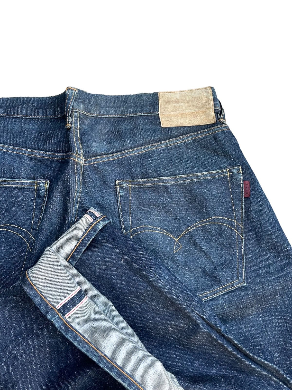 Japanese Brand Vintage Pig Hip Store Selvedge Denim Size US 34 / EU 50 - 12 Thumbnail