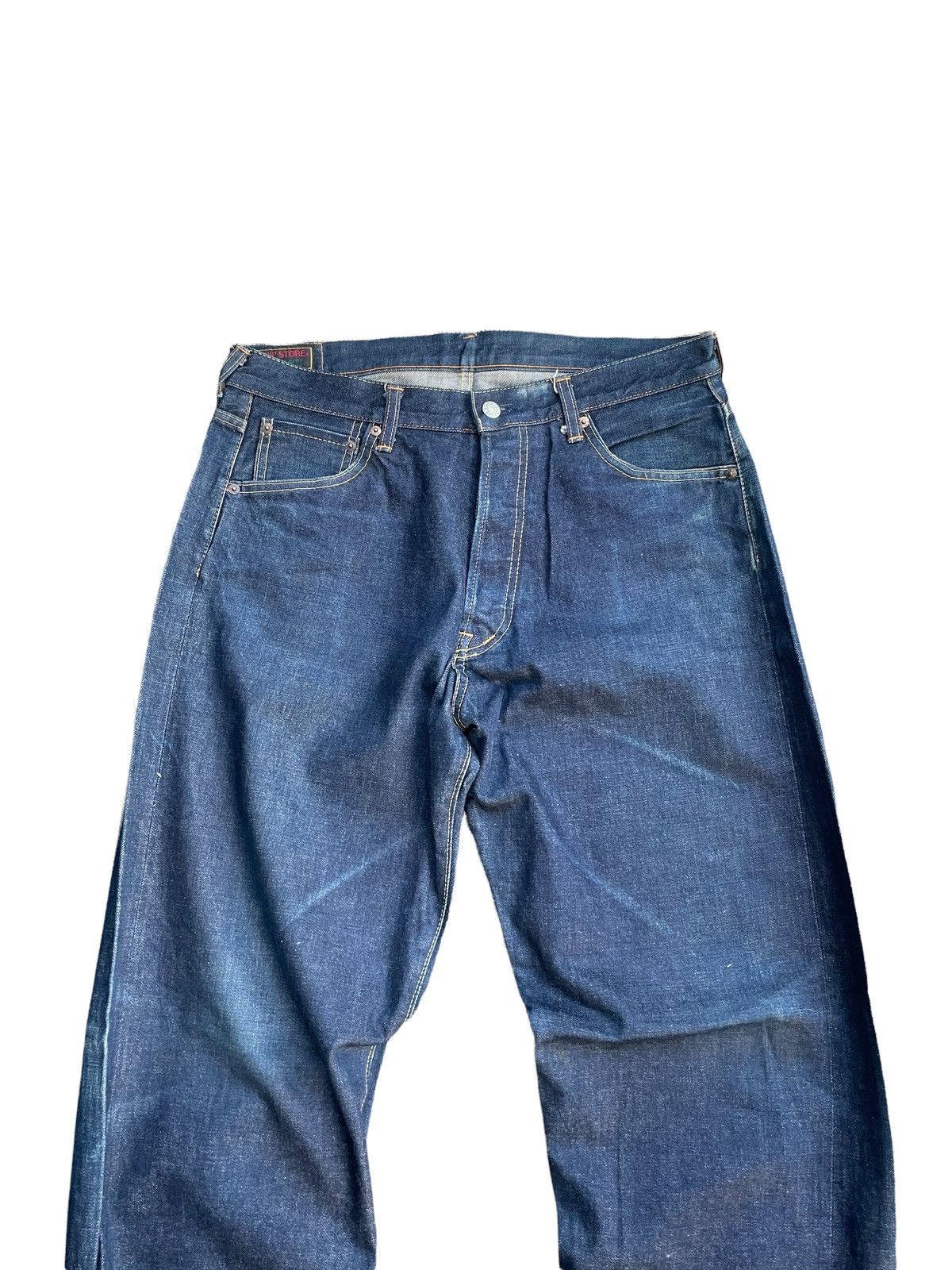 Japanese Brand Vintage Pig Hip Store Selvedge Denim Size US 34 / EU 50 - 4 Thumbnail