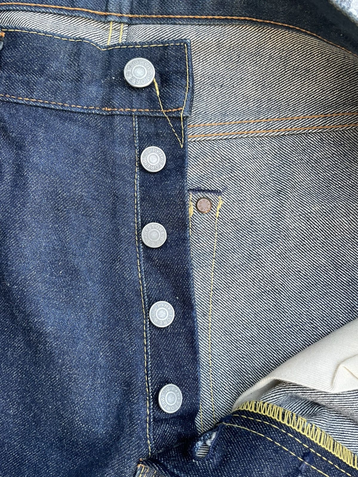 Japanese Brand Vintage Pig Hip Store Selvedge Denim Size US 34 / EU 50 - 24 Thumbnail