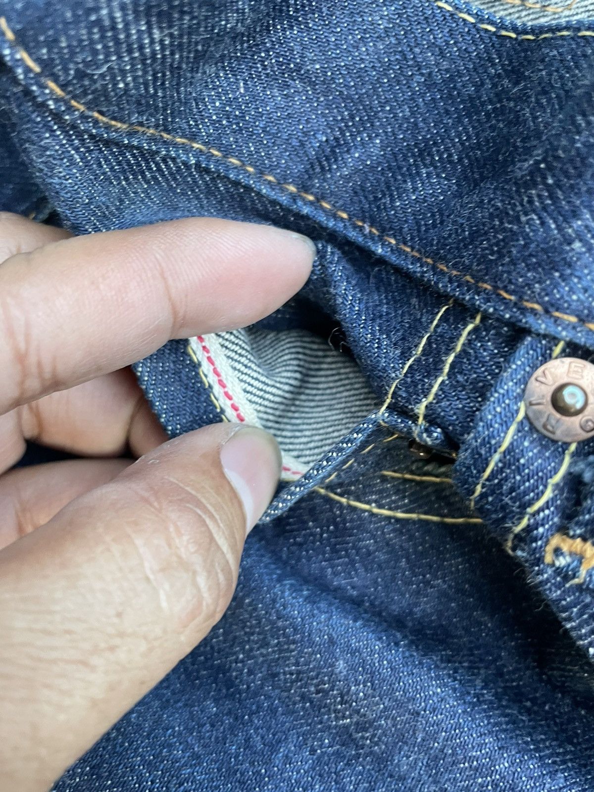 Japanese Brand Vintage Pig Hip Store Selvedge Denim Size US 34 / EU 50 - 21 Thumbnail