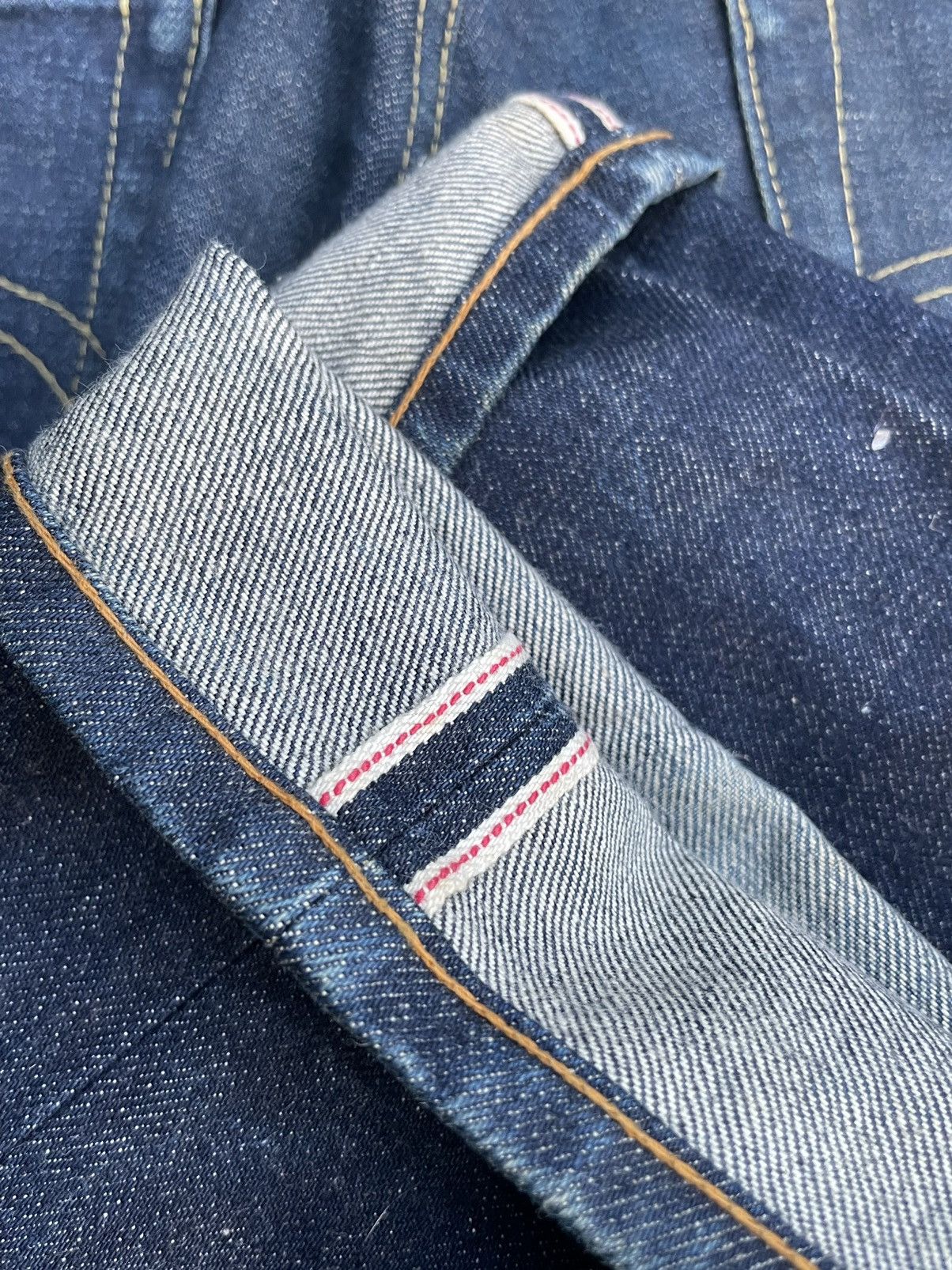 Japanese Brand Vintage Pig Hip Store Selvedge Denim Size US 34 / EU 50 - 14 Thumbnail