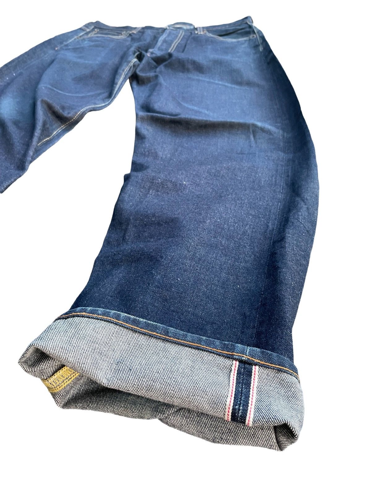 Japanese Brand Vintage Pig Hip Store Selvedge Denim Size US 34 / EU 50 - 3 Thumbnail