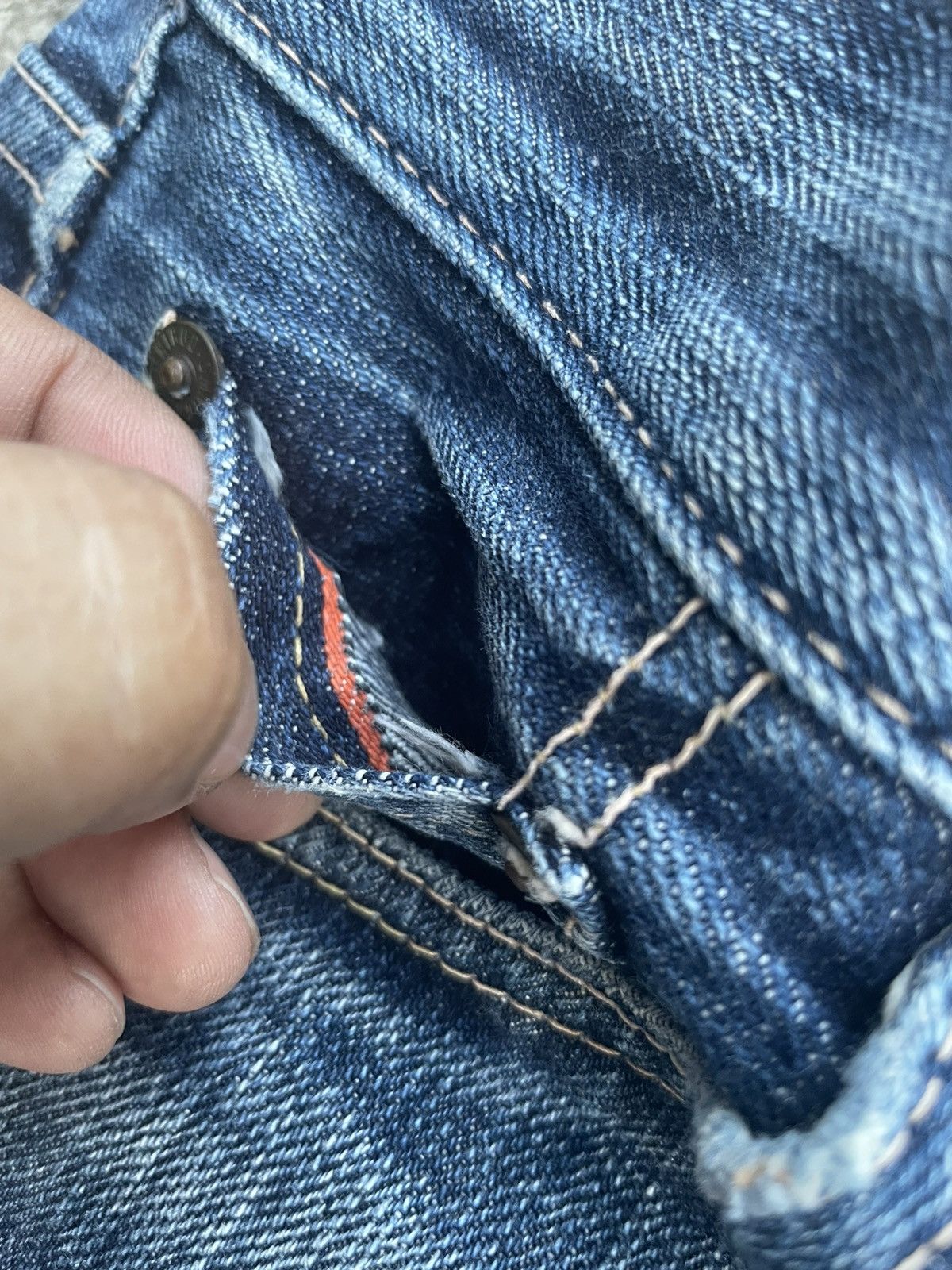 Japanese Brand × OMNIGOD × Vintage Vintage Omnigod Selvedge Denim Size US 30 / EU 46 - 17 Thumbnail