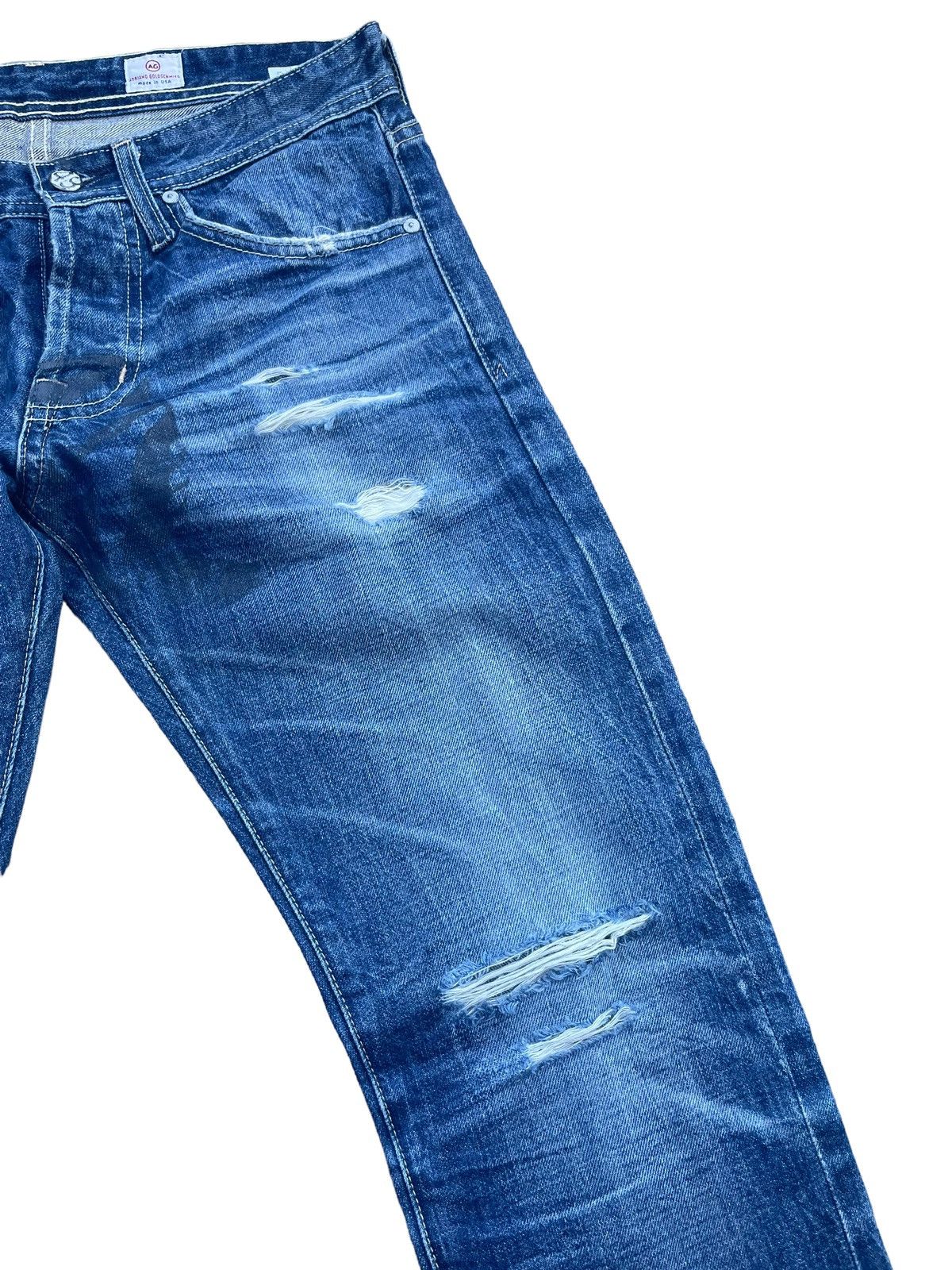 AG Adriano Goldschmied Adriano Goldschmied Selvedge Distresed Denim Size US 31 - 3 Thumbnail
