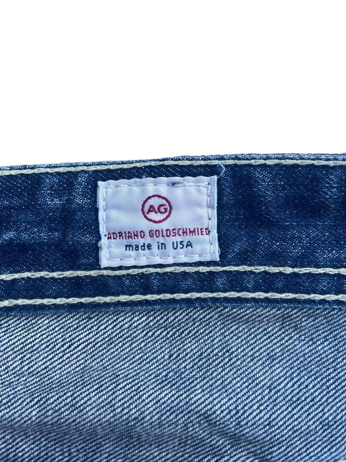 AG Adriano Goldschmied Adriano Goldschmied Selvedge Distresed Denim Size US 31 - 8 Thumbnail